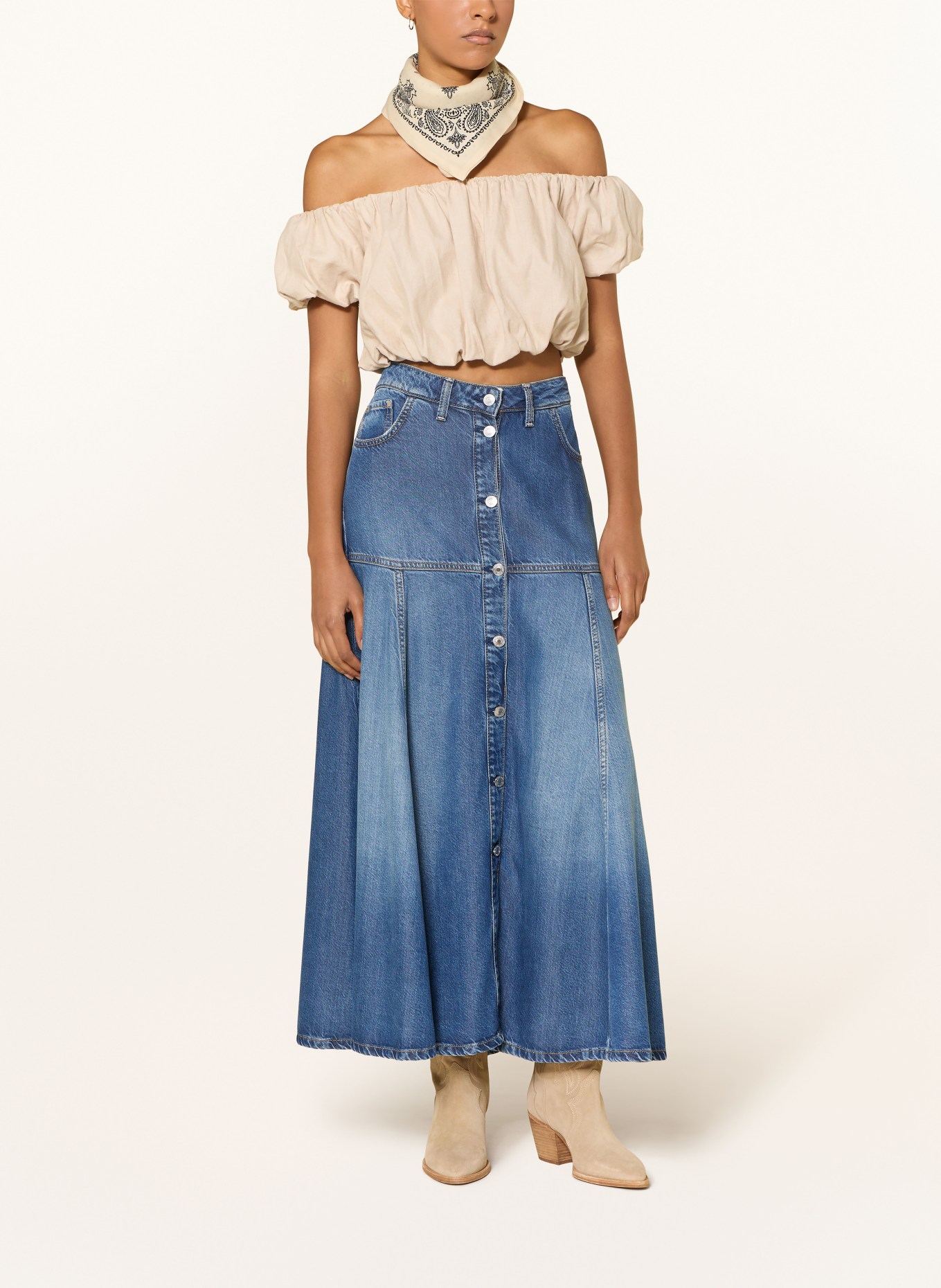 GUESS Jeansrock NIDIA: BLAU