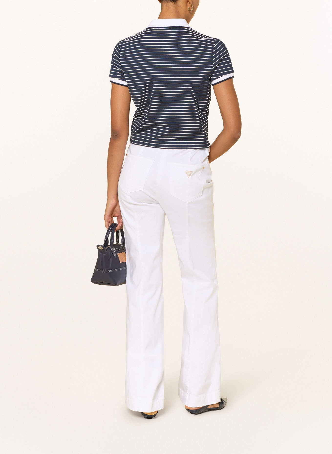 GUESS FAYE Marlen Pants: WHITE