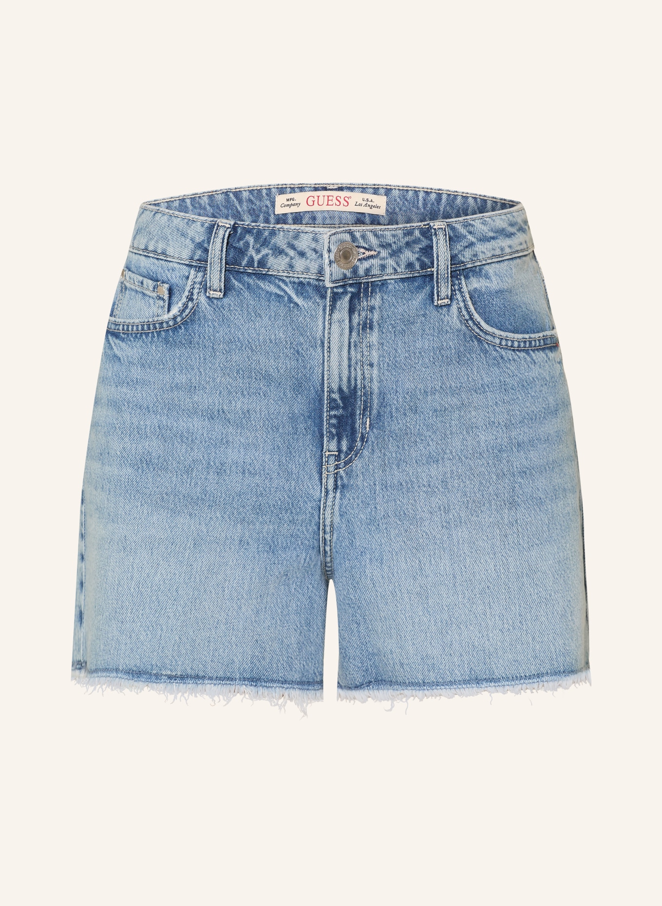 GUESS Jeansshorts mit Schmucksteinen: SKV1 SKY VIEW