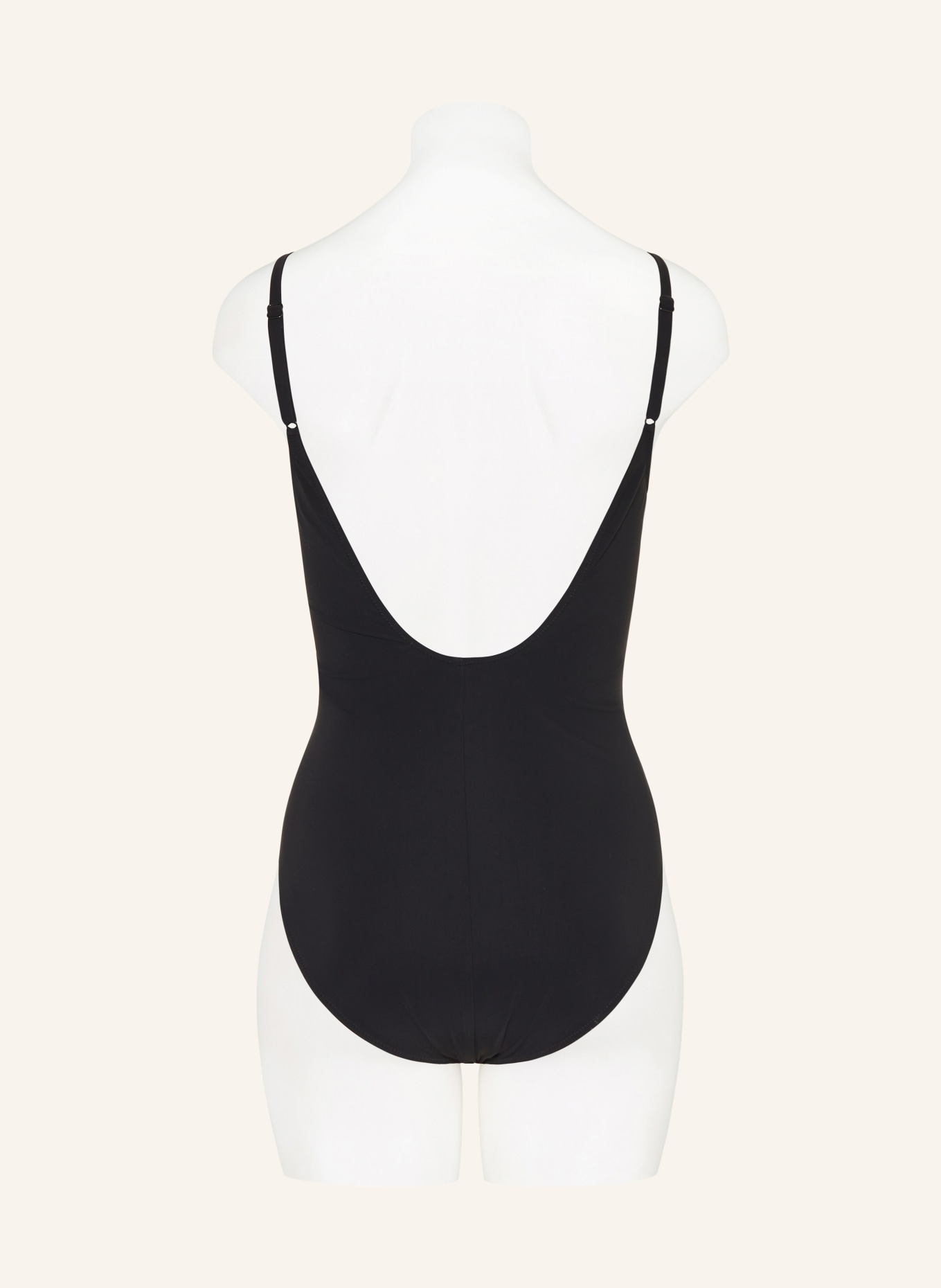 MARYAN MEHLHORN Underwired swimsuit MODULÉ: BLACK / ECRU / KHAKI