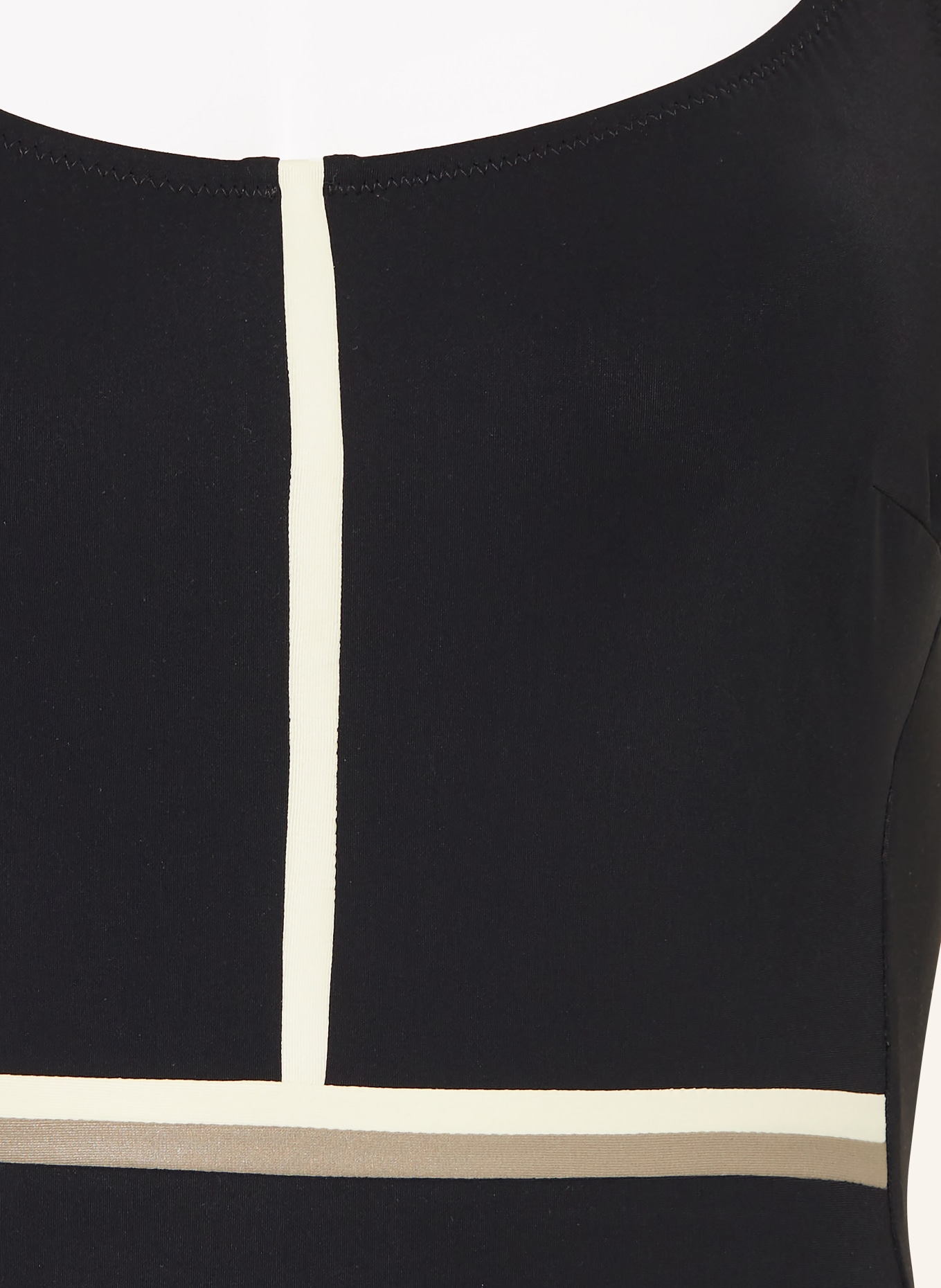 MARYAN MEHLHORN Underwired swimsuit MODULÉ: BLACK / ECRU / KHAKI