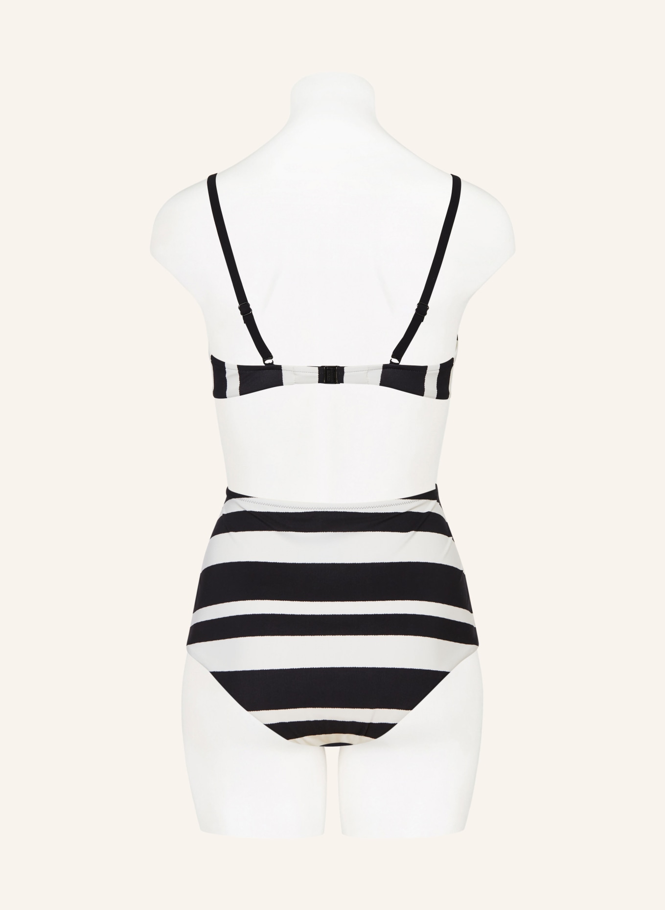 MARYAN MEHLHORN Underwire bikini top MONOMAR: BLACK / WHITE