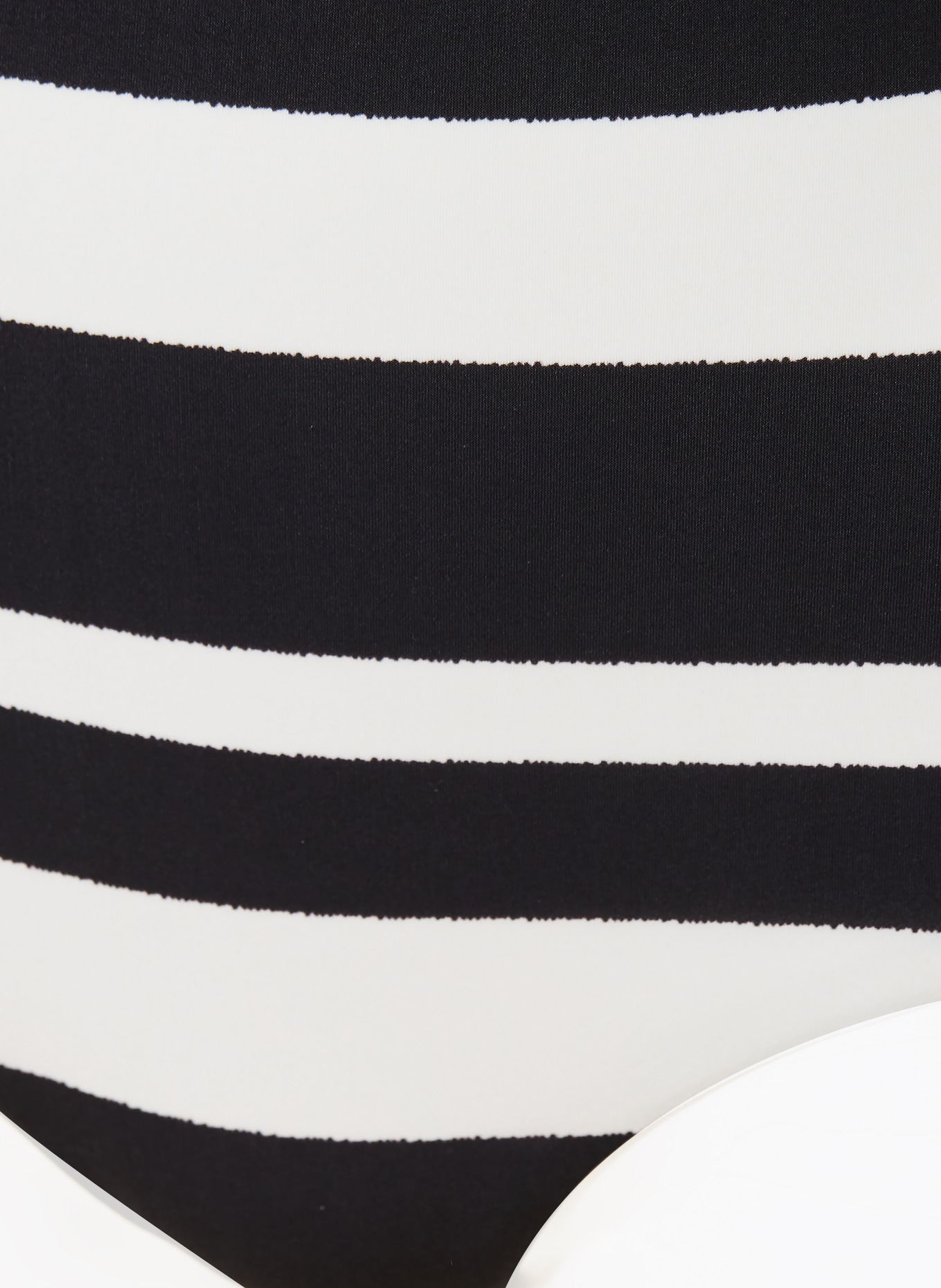 MARYAN MEHLHORN Majtki bikini z wysokim stanem MONOMAR: CZARNY / BIAŁY