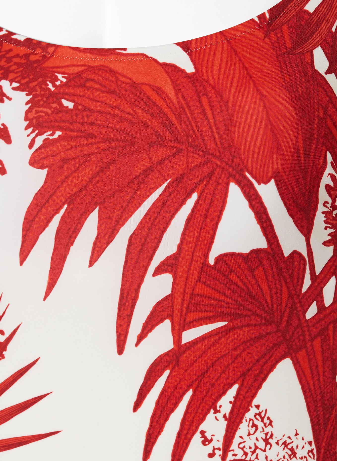 MARYAN MEHLHORN Badeanzug PALMARIA: ROT / WEISS