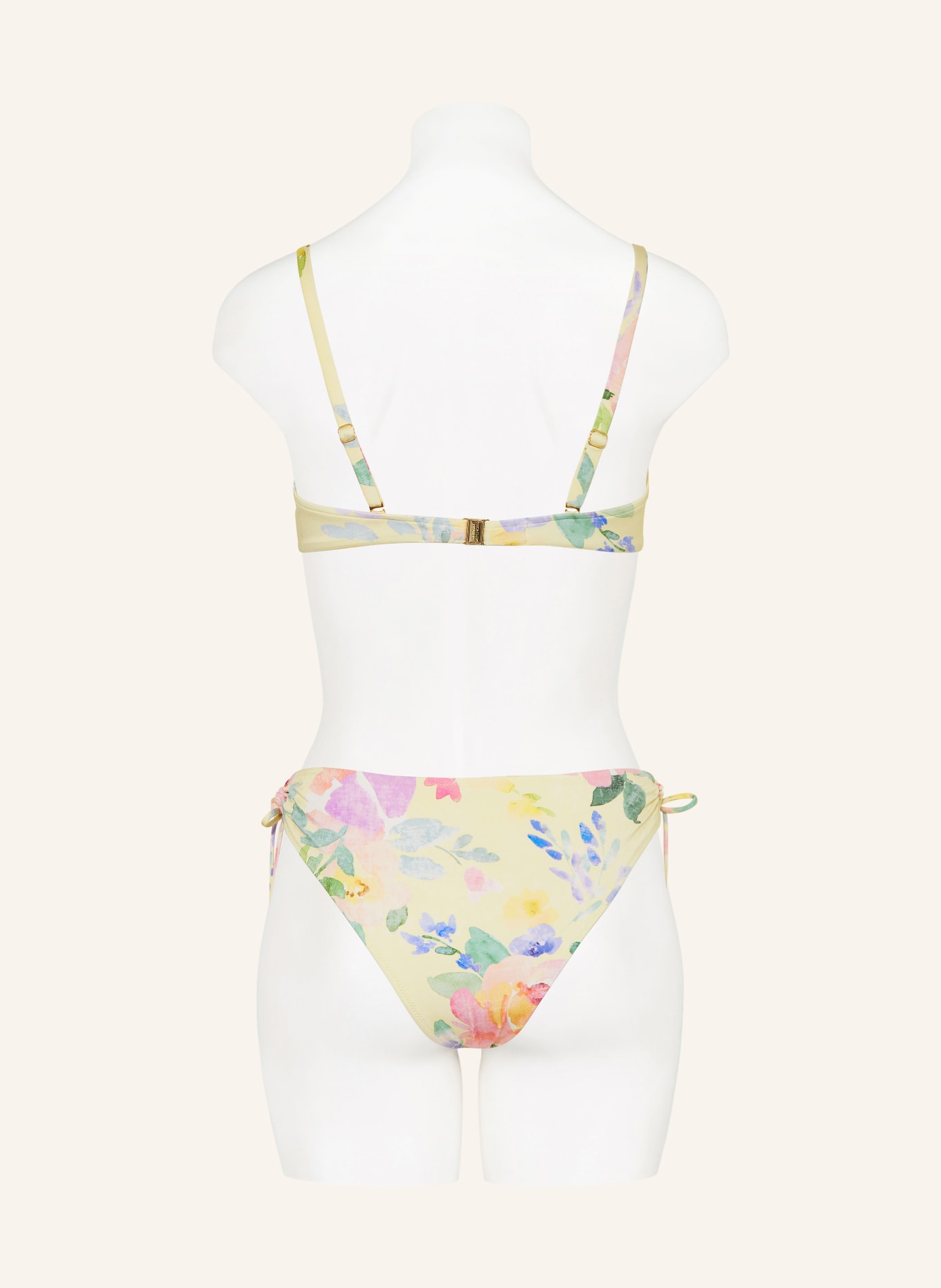 MARYAN MEHLHORN Basic-Bikini-Hose FLORESSENCE: HELLGELB / ROSA / GRÜN
