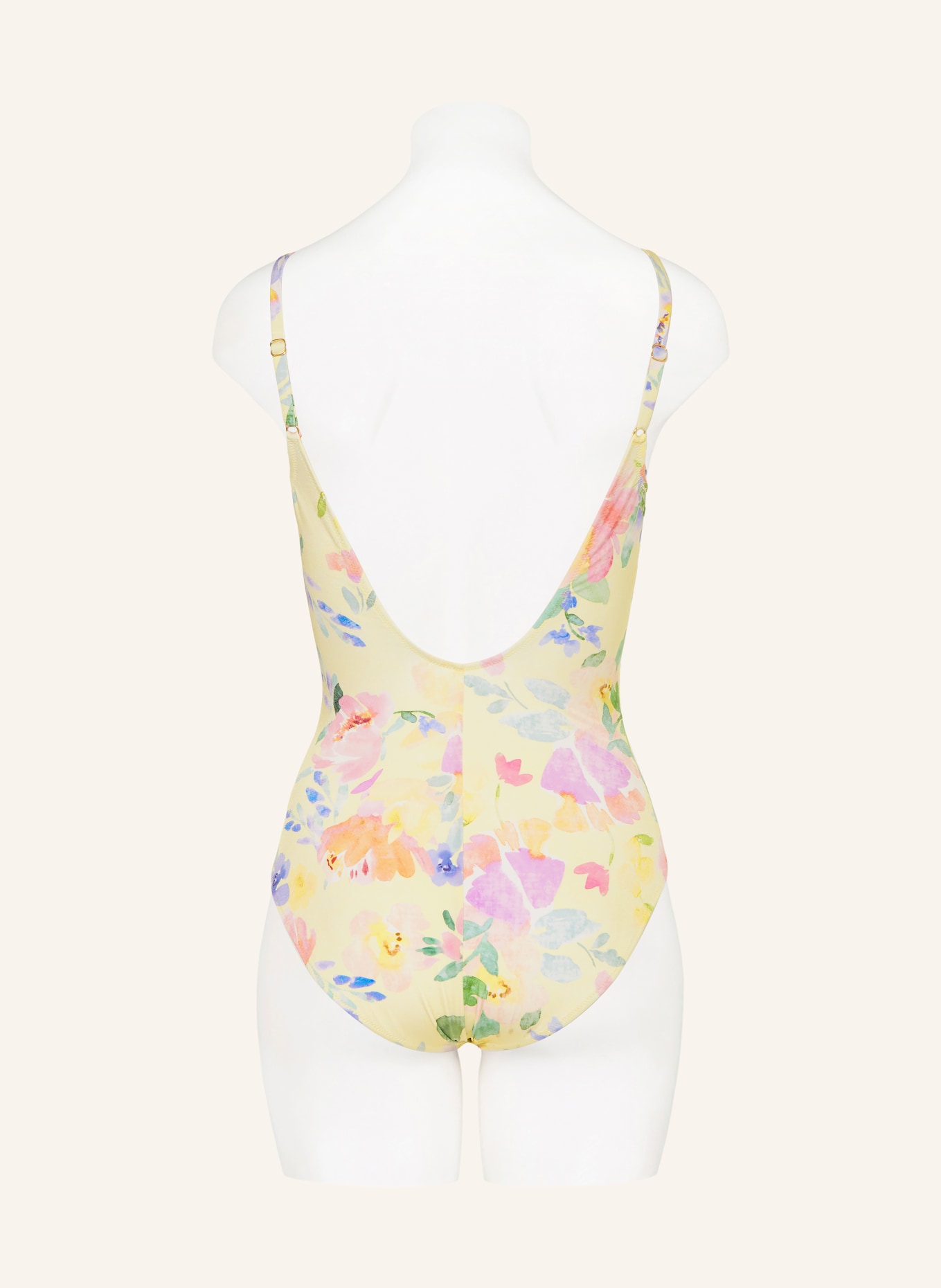 MARYAN MEHLHORN Bügel-Badeanzug FLORESSENCE: HELLGELB / ROSA / GRÜN