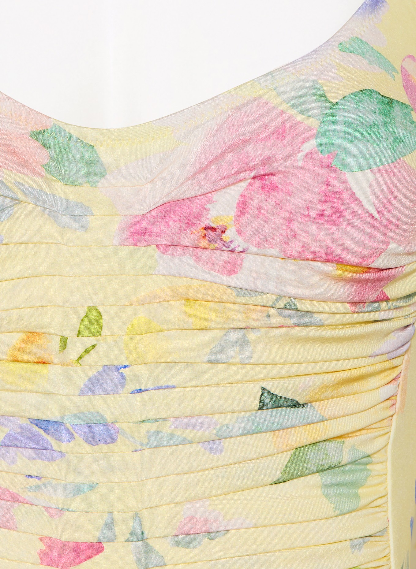 MARYAN MEHLHORN Bügel-Badeanzug FLORESSENCE: HELLGELB / ROSA / GRÜN