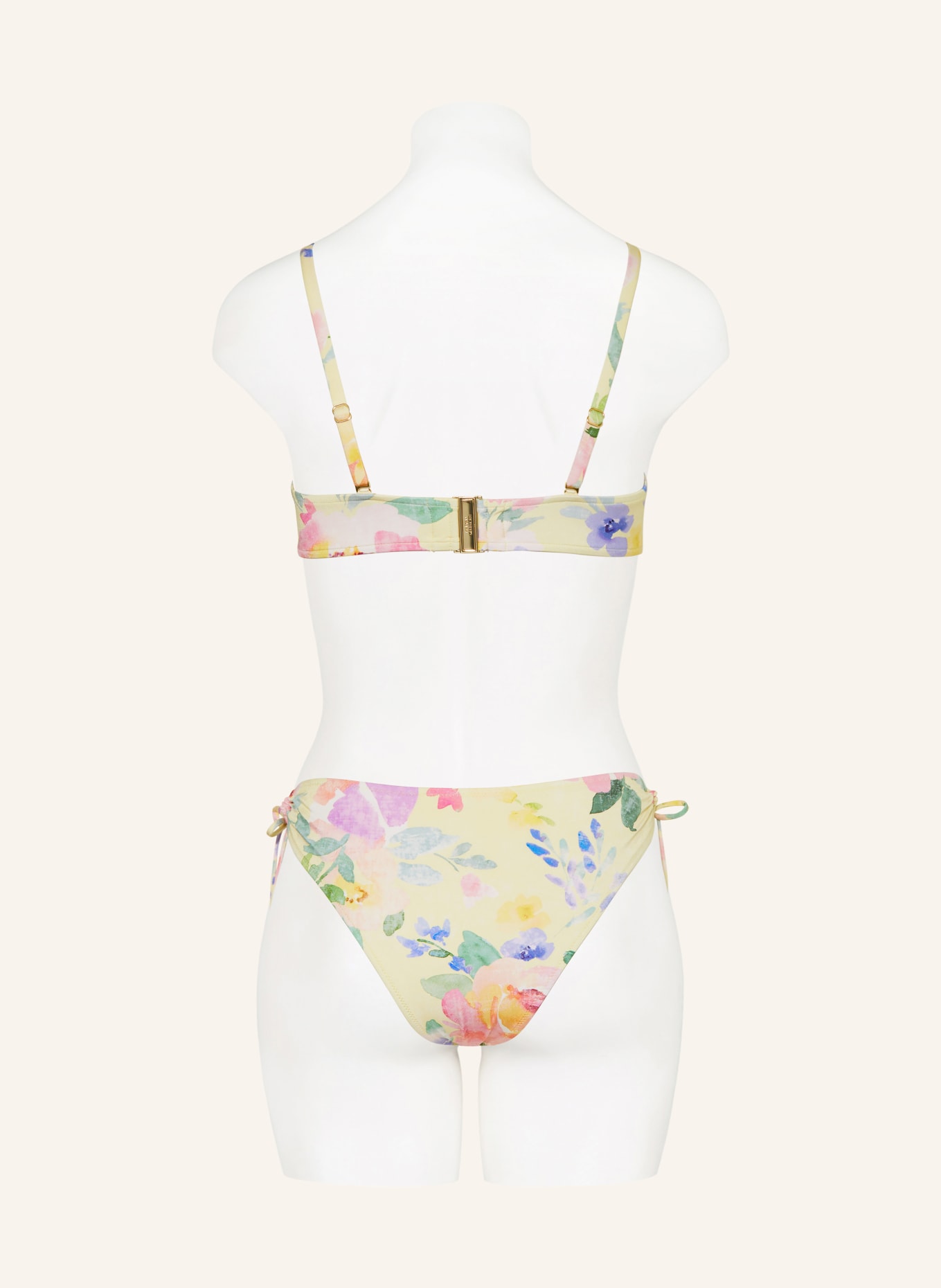 MARYAN MEHLHORN Bralette-Bikini-Top FLORESSENCE: HELLGELB / ROSA / GRÜN
