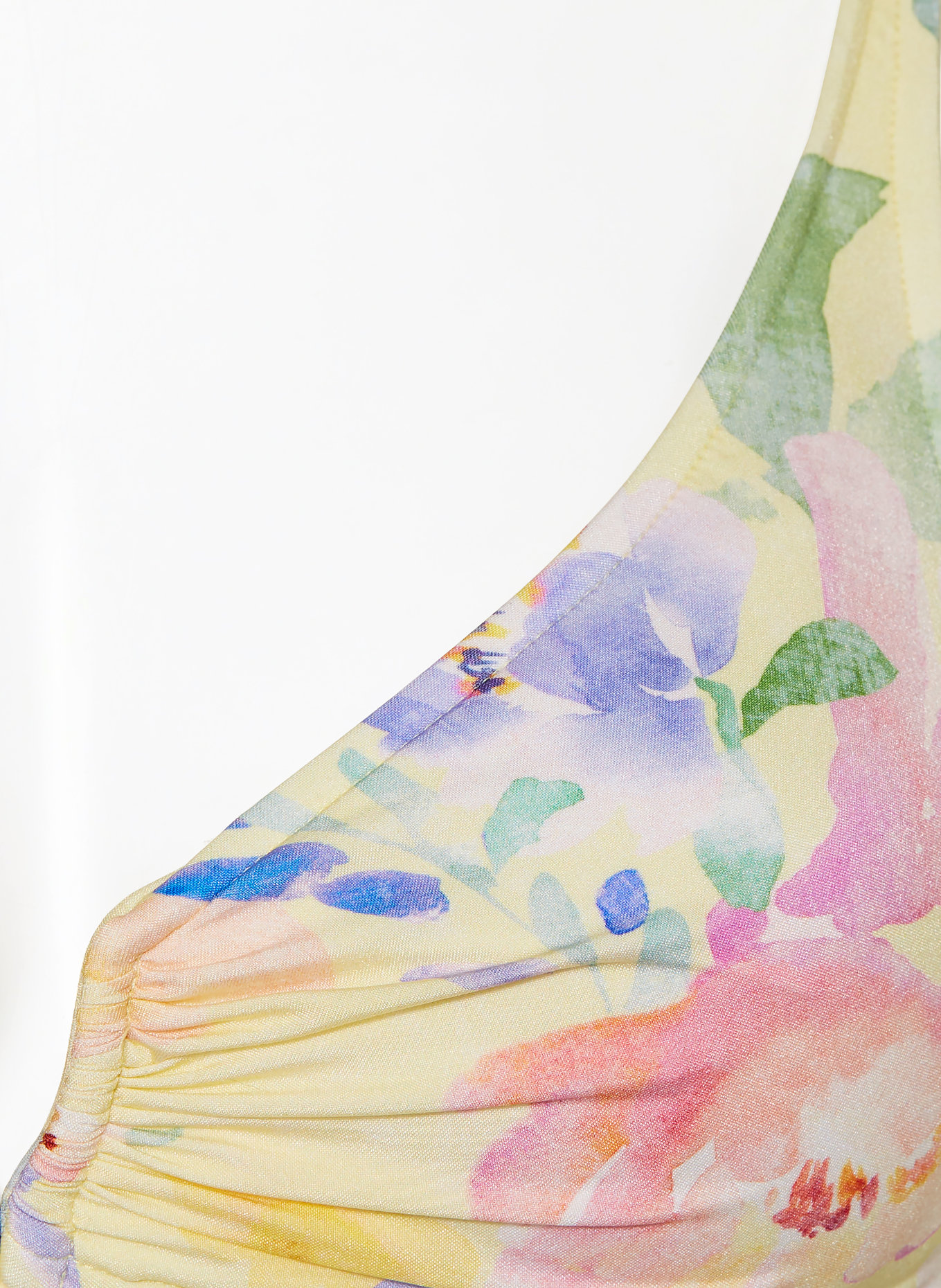 MARYAN MEHLHORN Bralette-Bikini-Top FLORESSENCE: HELLGELB / ROSA / GRÜN