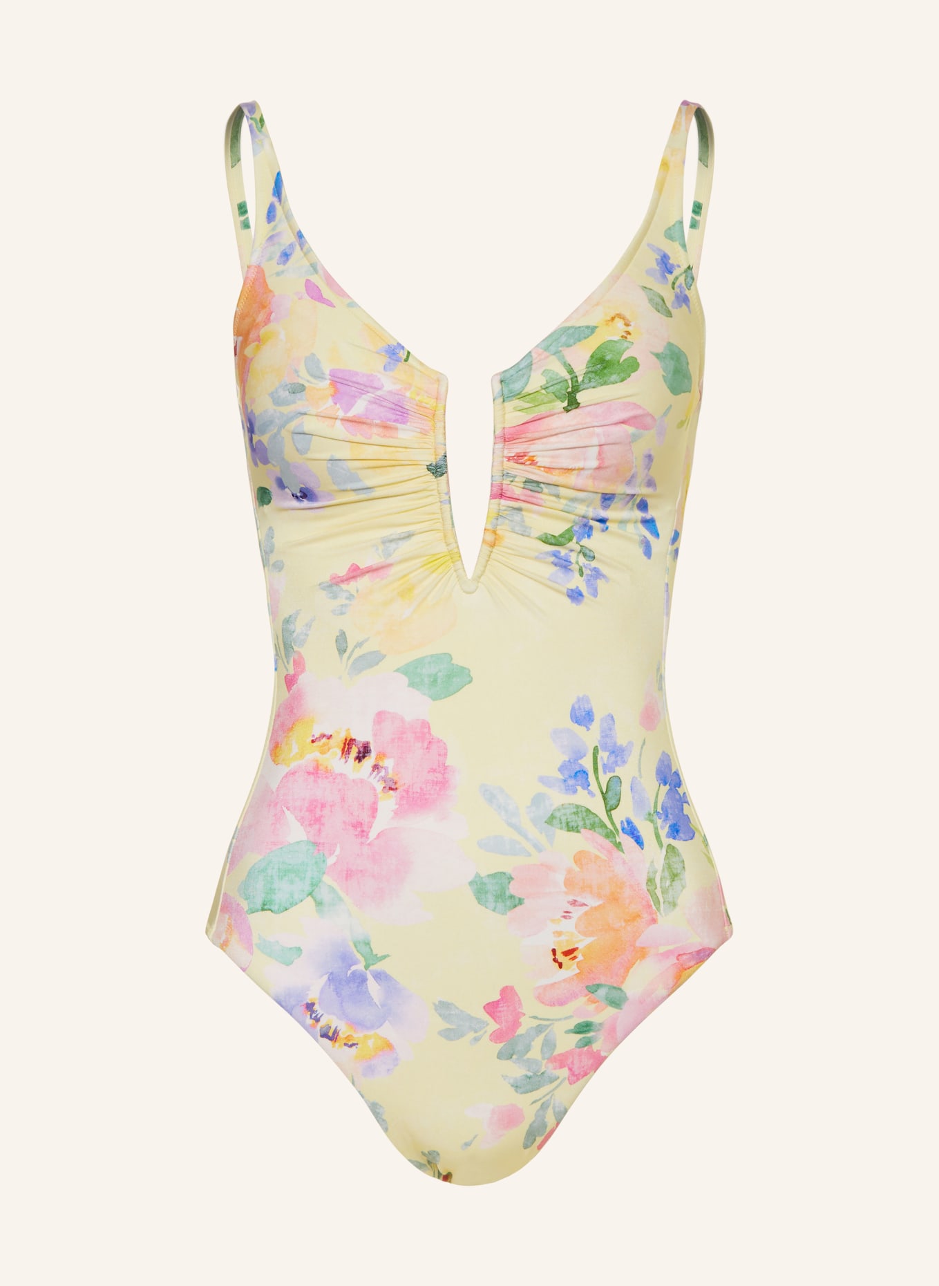 MARYAN MEHLHORN Badeanzug FLORESSENCE: HELLGELB / ROSA / HELLGRÜN