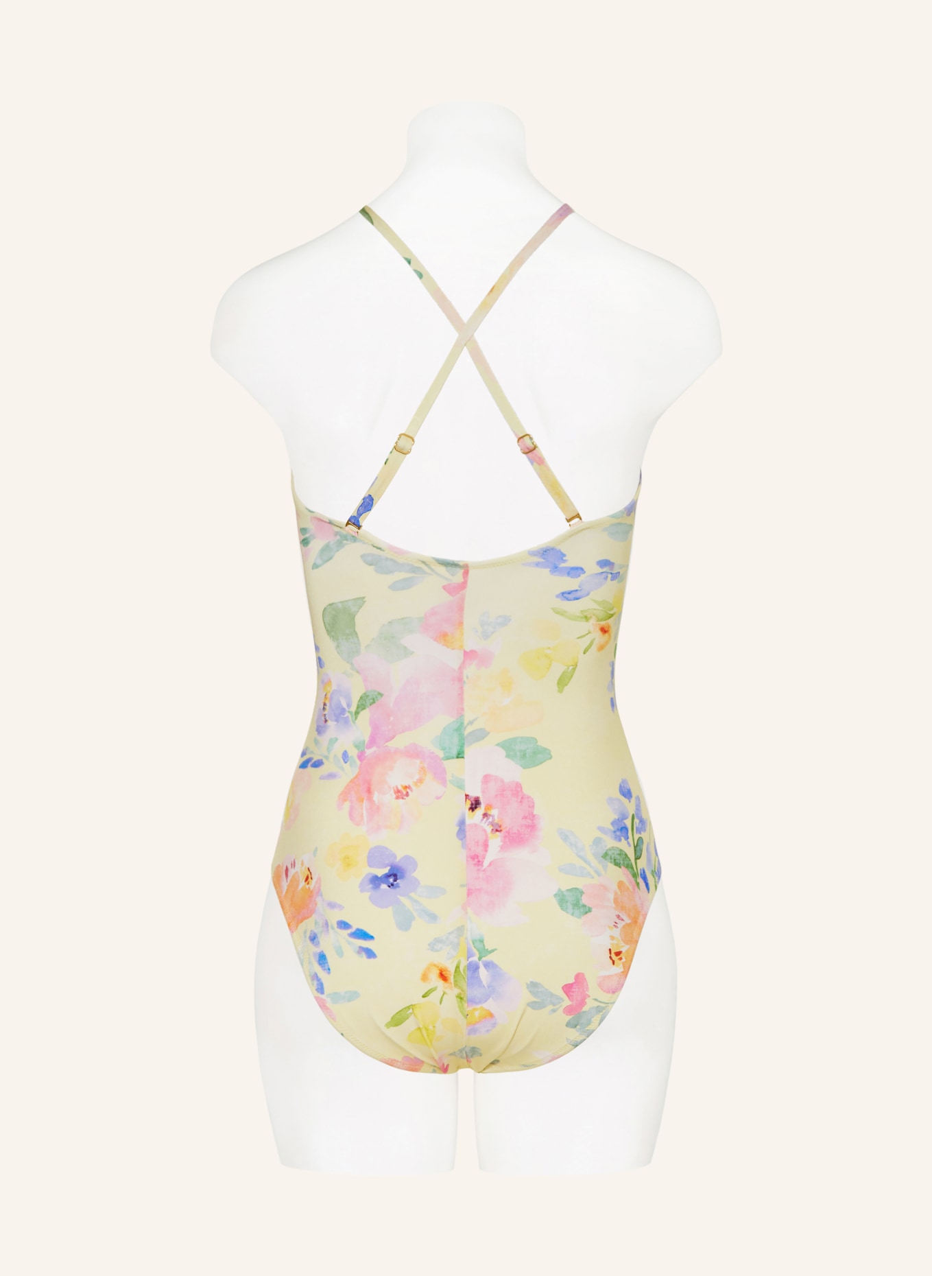 MARYAN MEHLHORN Badeanzug FLORESSENCE: HELLGELB / ROSA / HELLGRÜN