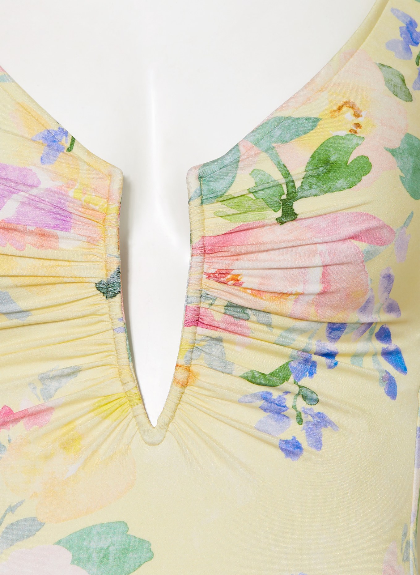 MARYAN MEHLHORN Badeanzug FLORESSENCE: HELLGELB / ROSA / HELLGRÜN