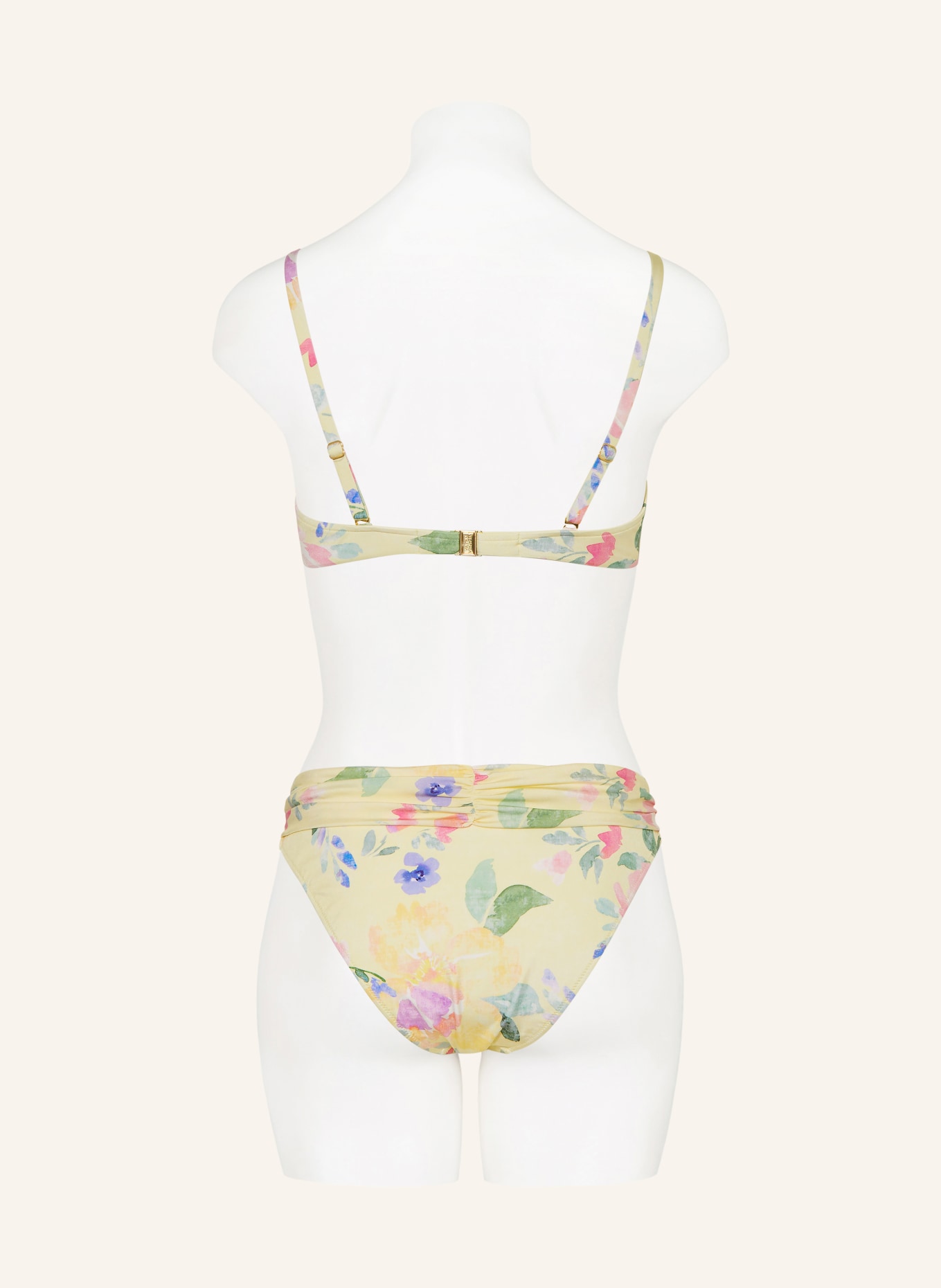 MARYAN MEHLHORN Basic-Bikini-Hose FLORESSENCE: HELLGELB / ROSA / GRÜN