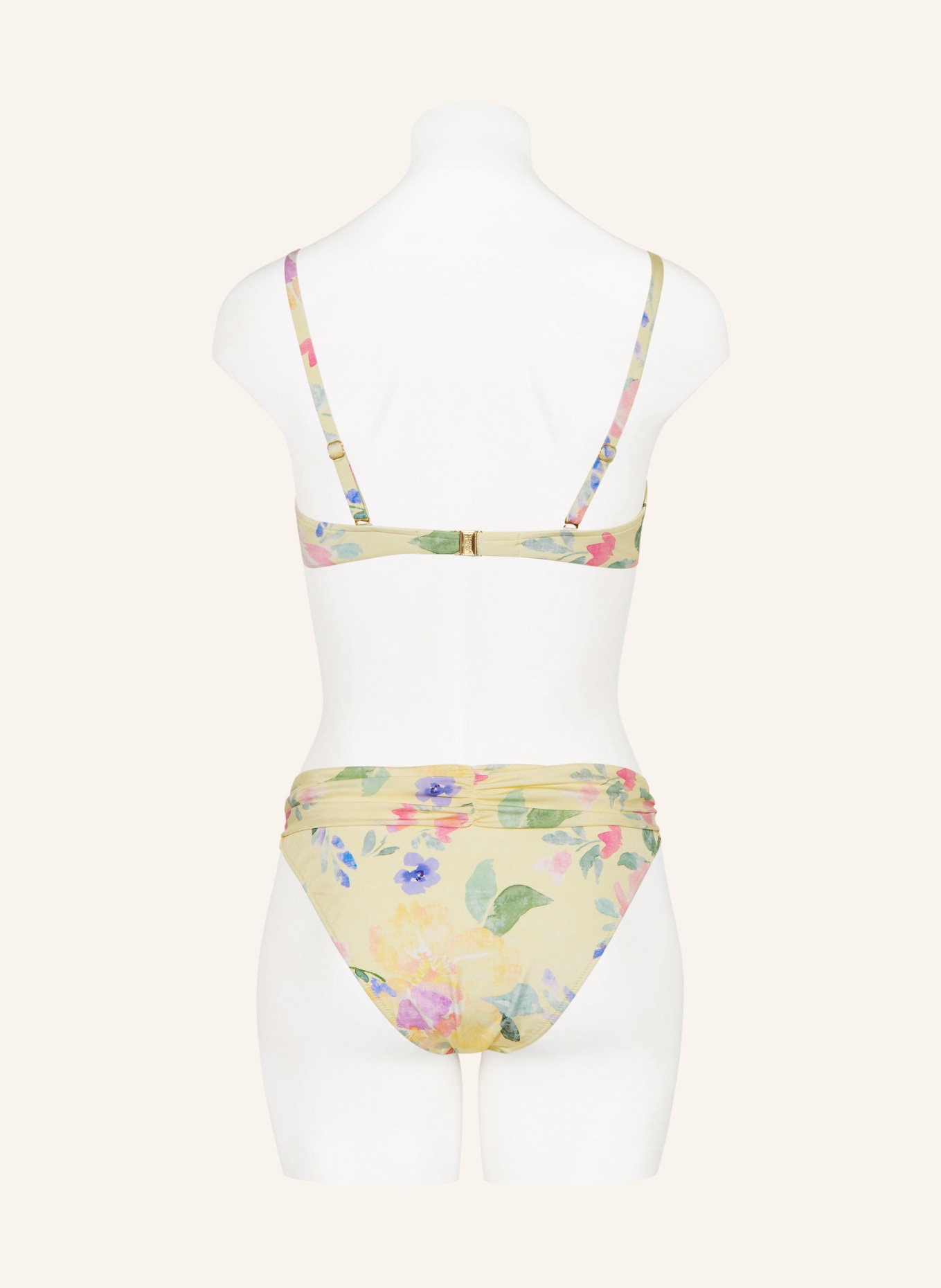 MARYAN MEHLHORN Bügel-Bikini-Top FLORESSENCE: HELLGELB / ROSA / BLAU