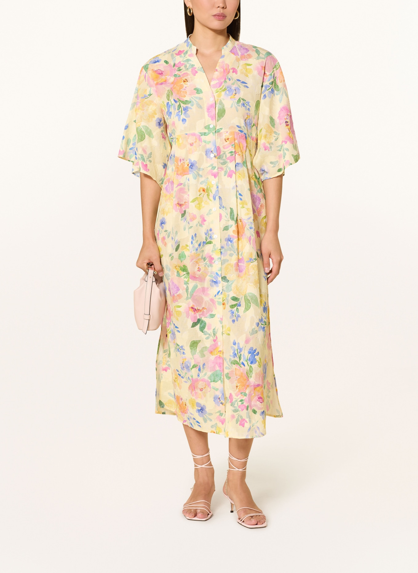 MARYAN MEHLHORN Strandkleid FLORESSENCE: HELLGELB / GRÜN / BLAU