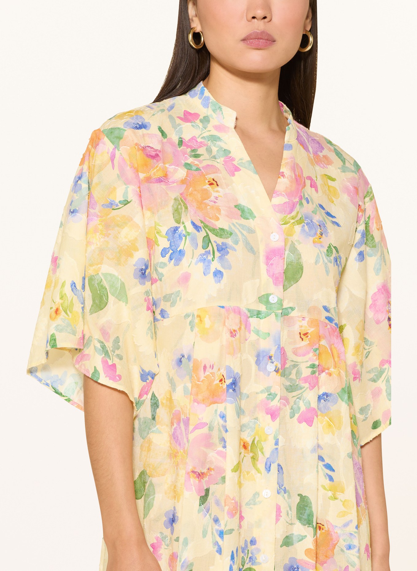 MARYAN MEHLHORN Strandkleid FLORESSENCE: HELLGELB / GRÜN / BLAU