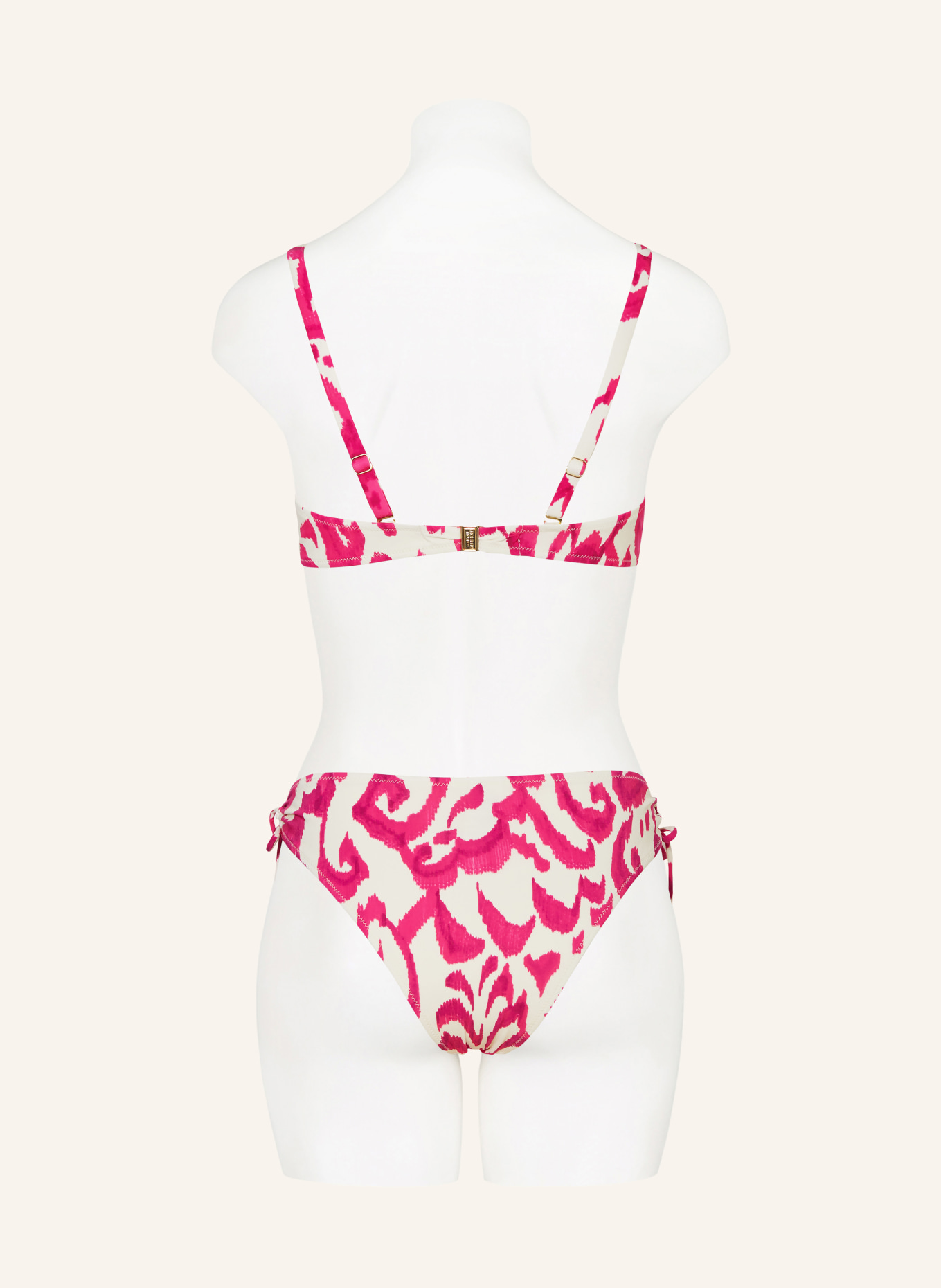 MARYAN MEHLHORN Bügel-Bikini-Top SOLARA: PINK / CREME