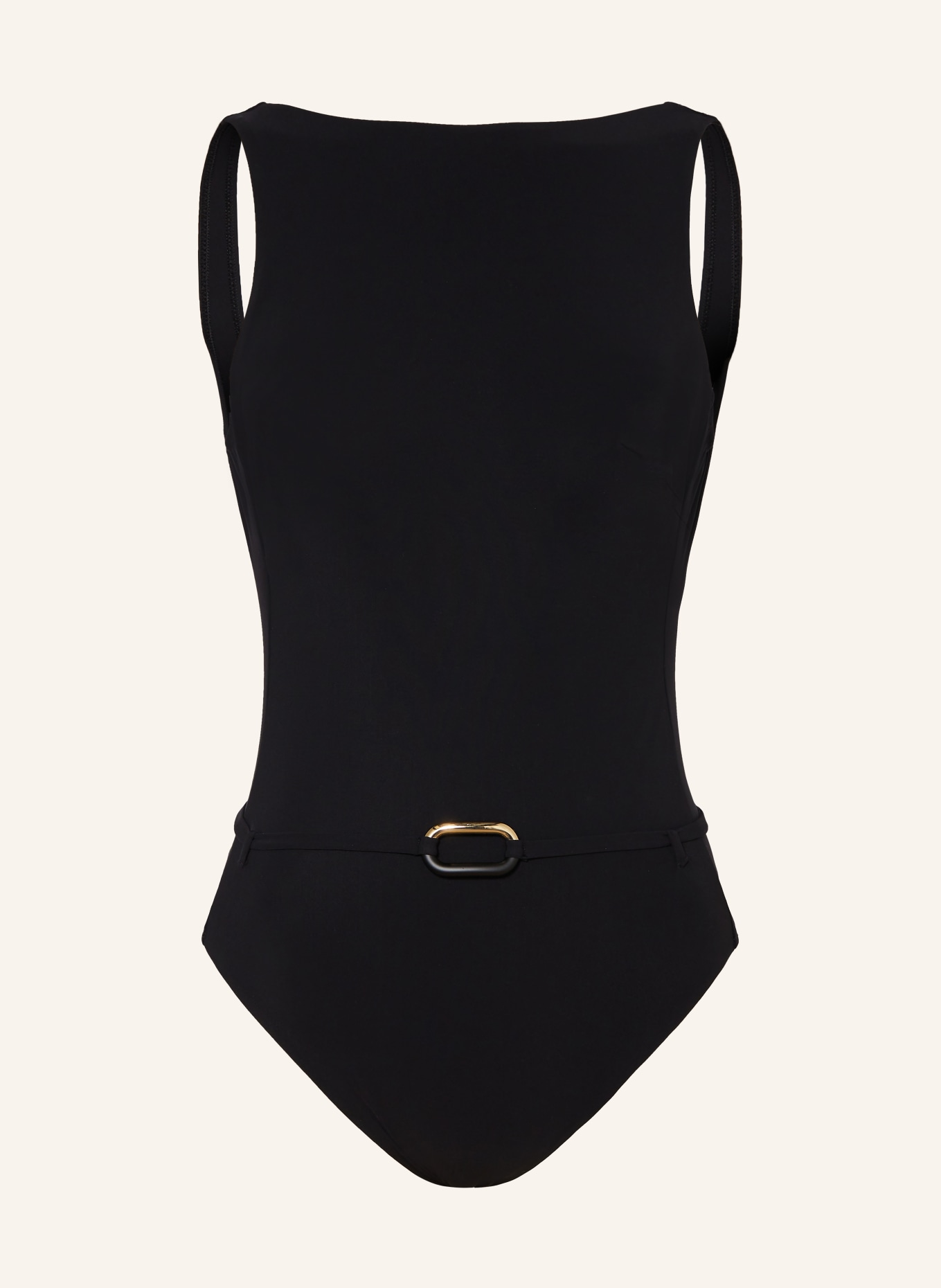 MARYAN MEHLHORN Strój kąpielowy z wysokim dekoltem SILHOUET: CZARNY