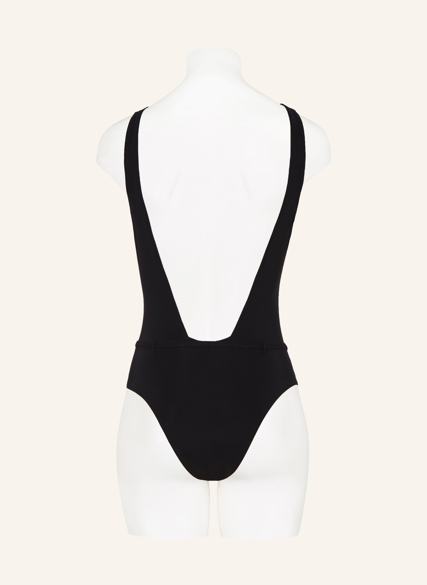 MARYAN MEHLHORN Strój kąpielowy z wysokim dekoltem SILHOUET: CZARNY