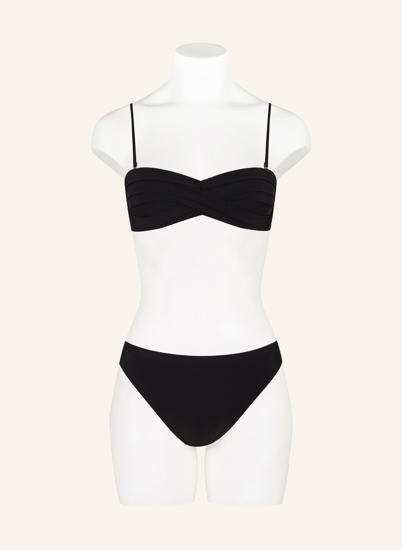 MARYAN MEHLHORN Basic-Bikini-Hose SILHOUET: SCHWARZ
