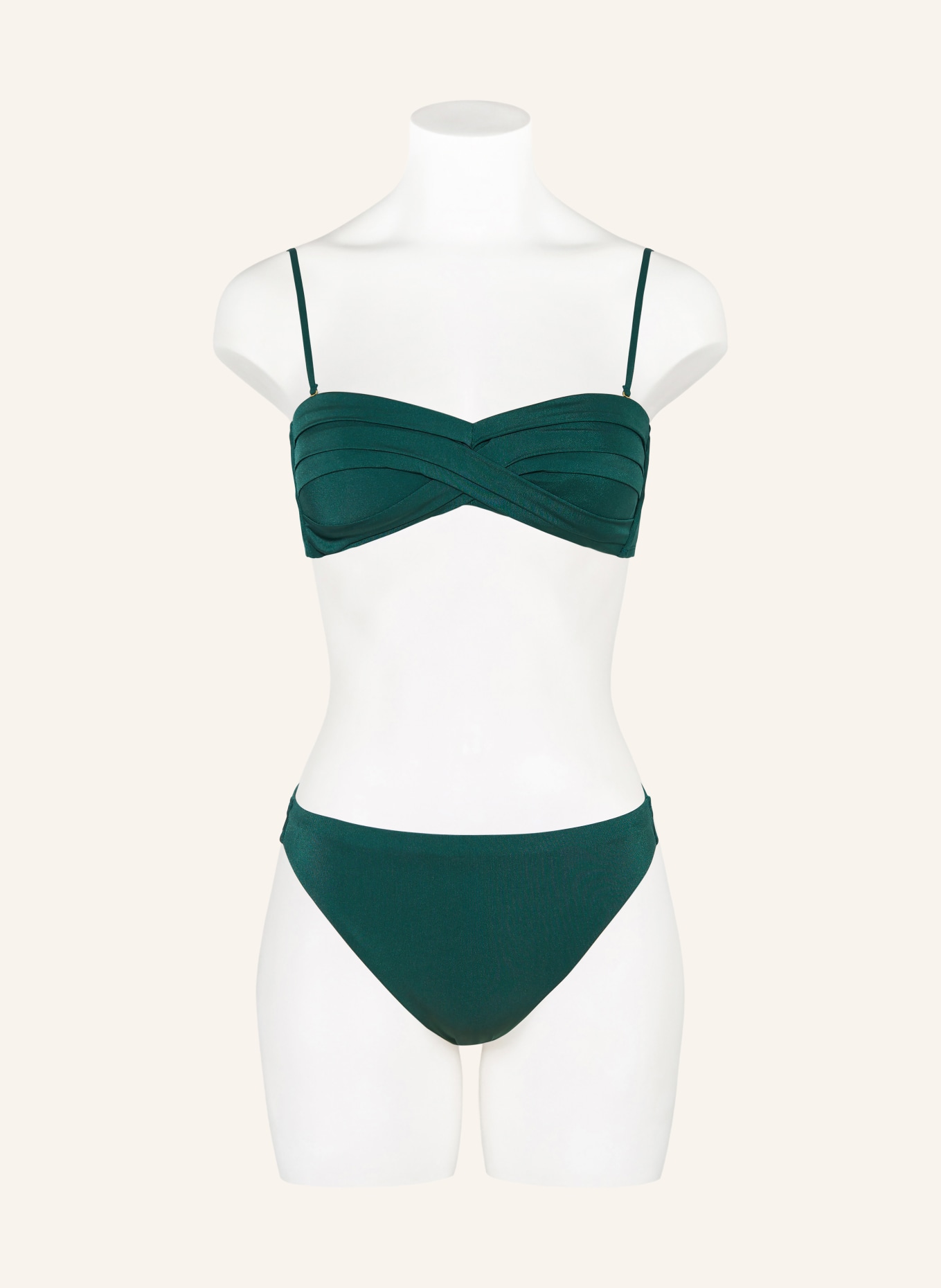 MARYAN MEHLHORN Basic-Bikini-Hose SILHOUET: GRÜN