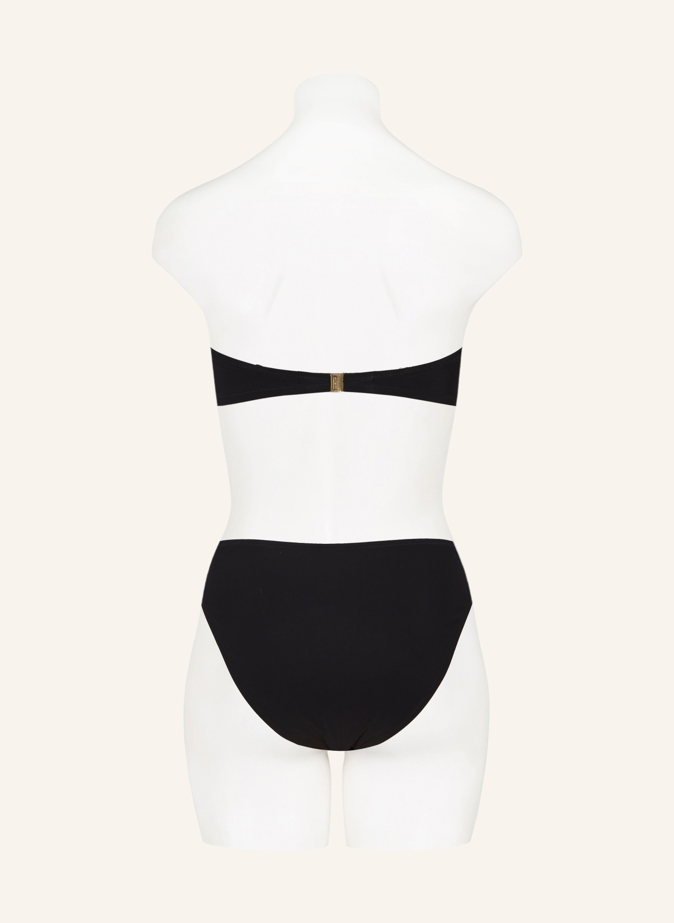 MARYAN MEHLHORN Bandeau-Bikini-Top SILHOUET: SCHWARZ