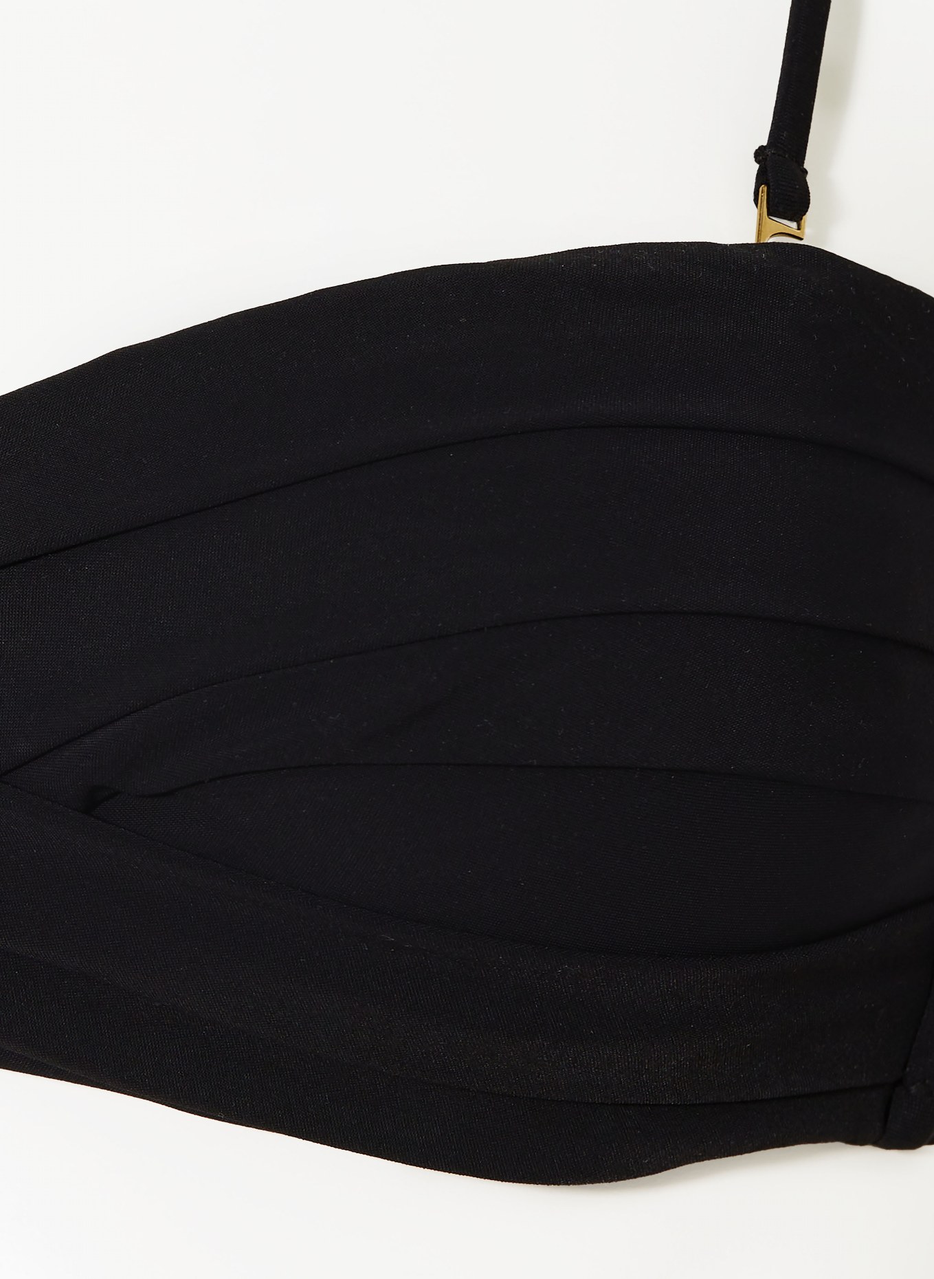 MARYAN MEHLHORN Bandeau-Bikini-Top SILHOUET: SCHWARZ