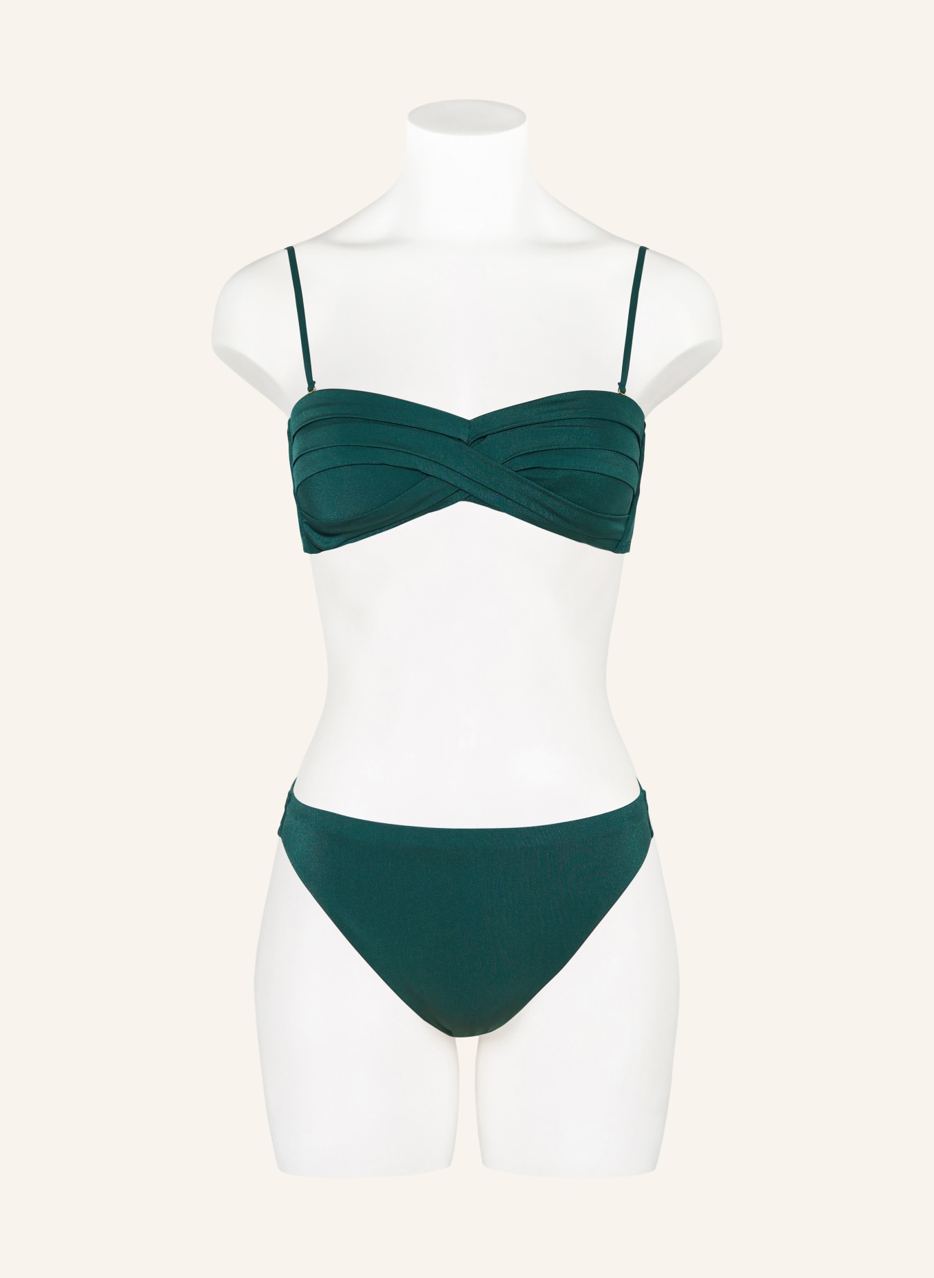 MARYAN MEHLHORN Haut de bikini bandeau SILHOUET: VERT