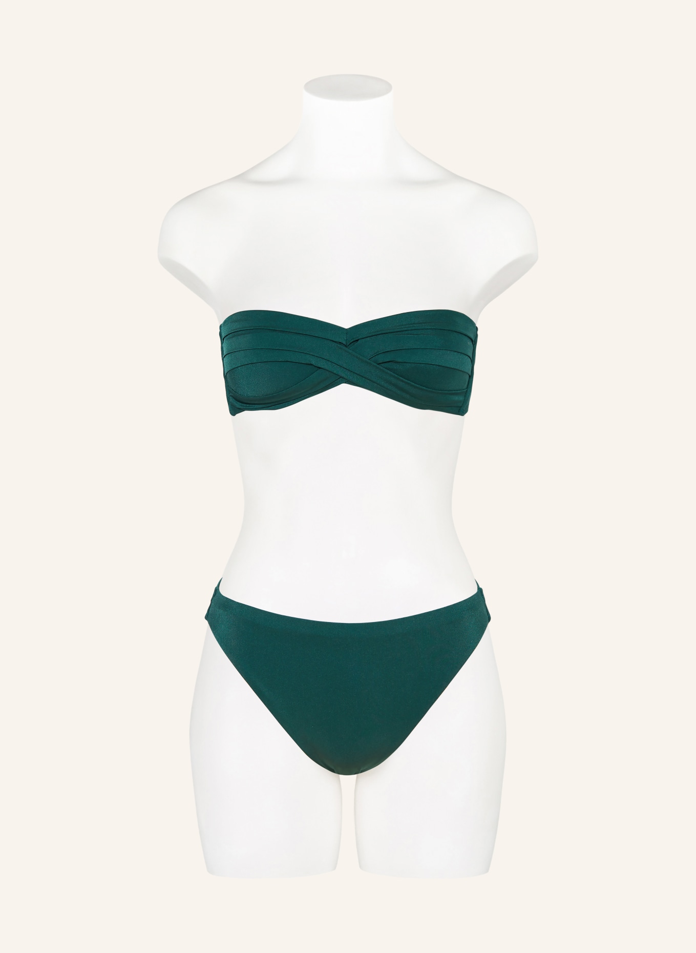 MARYAN MEHLHORN Haut de bikini bandeau SILHOUET: VERT