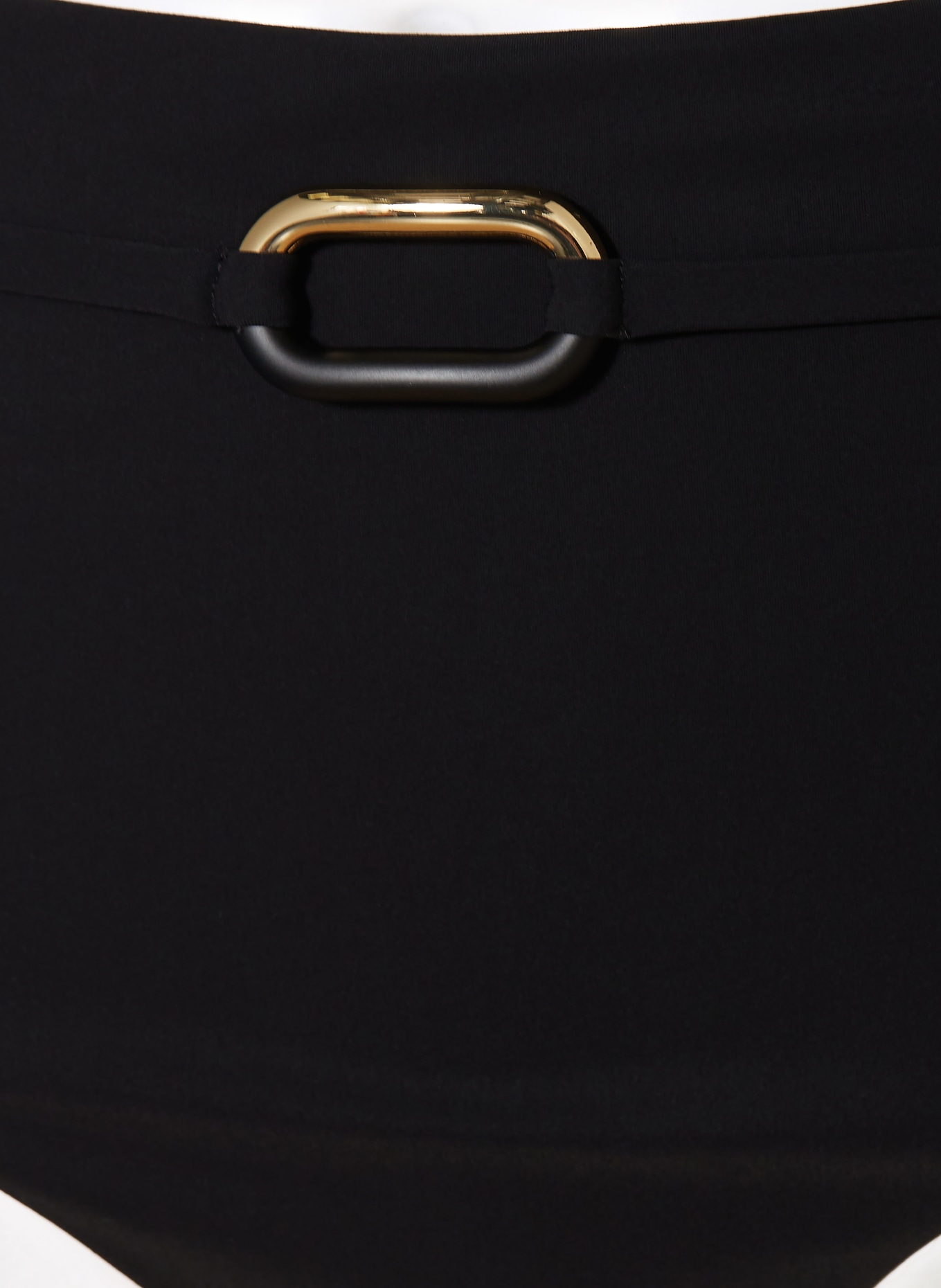 MARYAN MEHLHORN Highwaist-Bikini-Hose SILHOUET: SCHWARZ