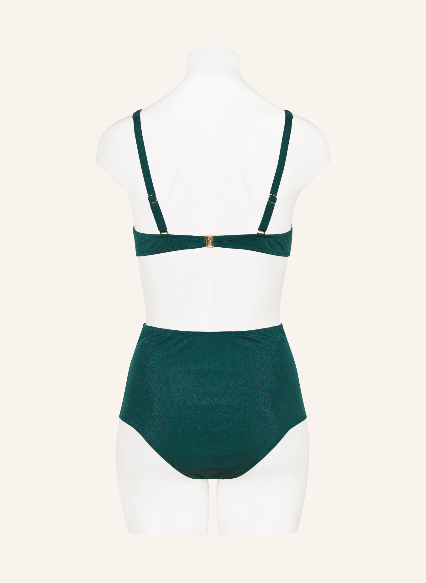 MARYAN MEHLHORN Highwaist-Bikini-Hose SILHOUET: GRÜN