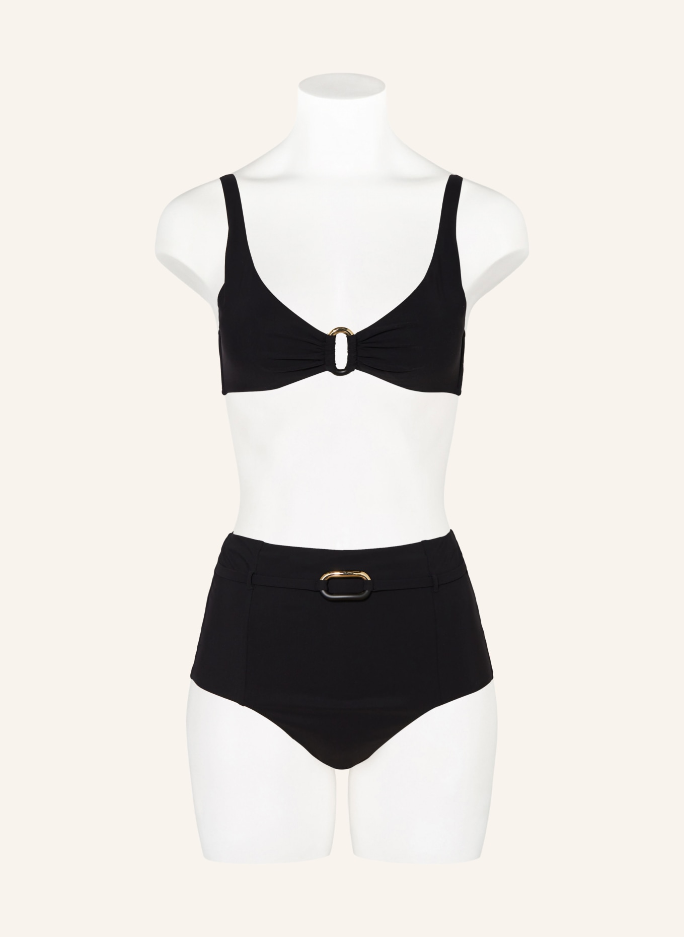 MARYAN MEHLHORN Bralette bikini top SILHOUET: CZARNY