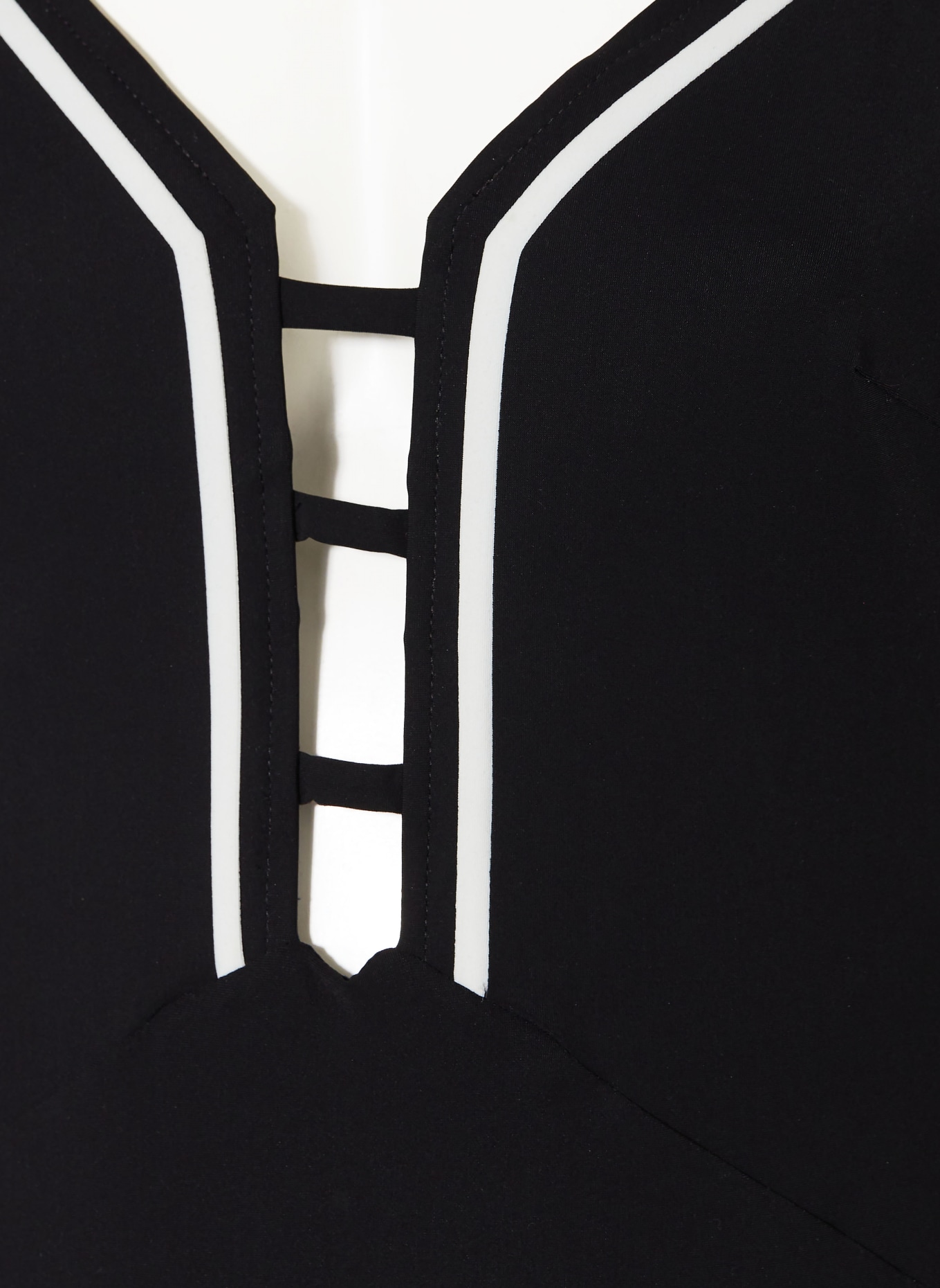 MARYAN MEHLHORN MONOMAR underwire swimsuit: BLACK / WHITE