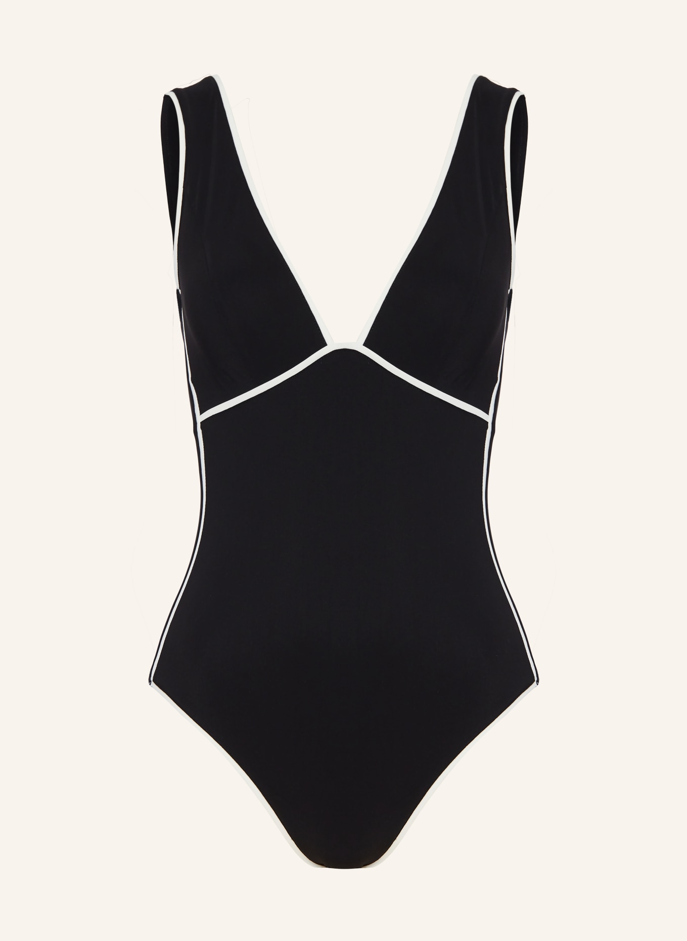 MARYAN MEHLHORN Strój kąpielowy MONOMAR: CZARNY / BIAŁY