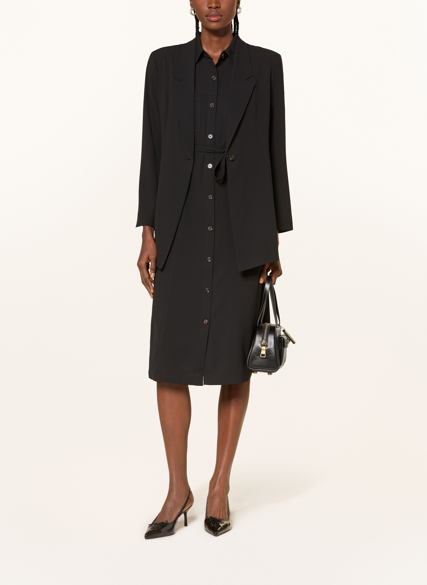 lilienfels Długa marynarka: CZARNY