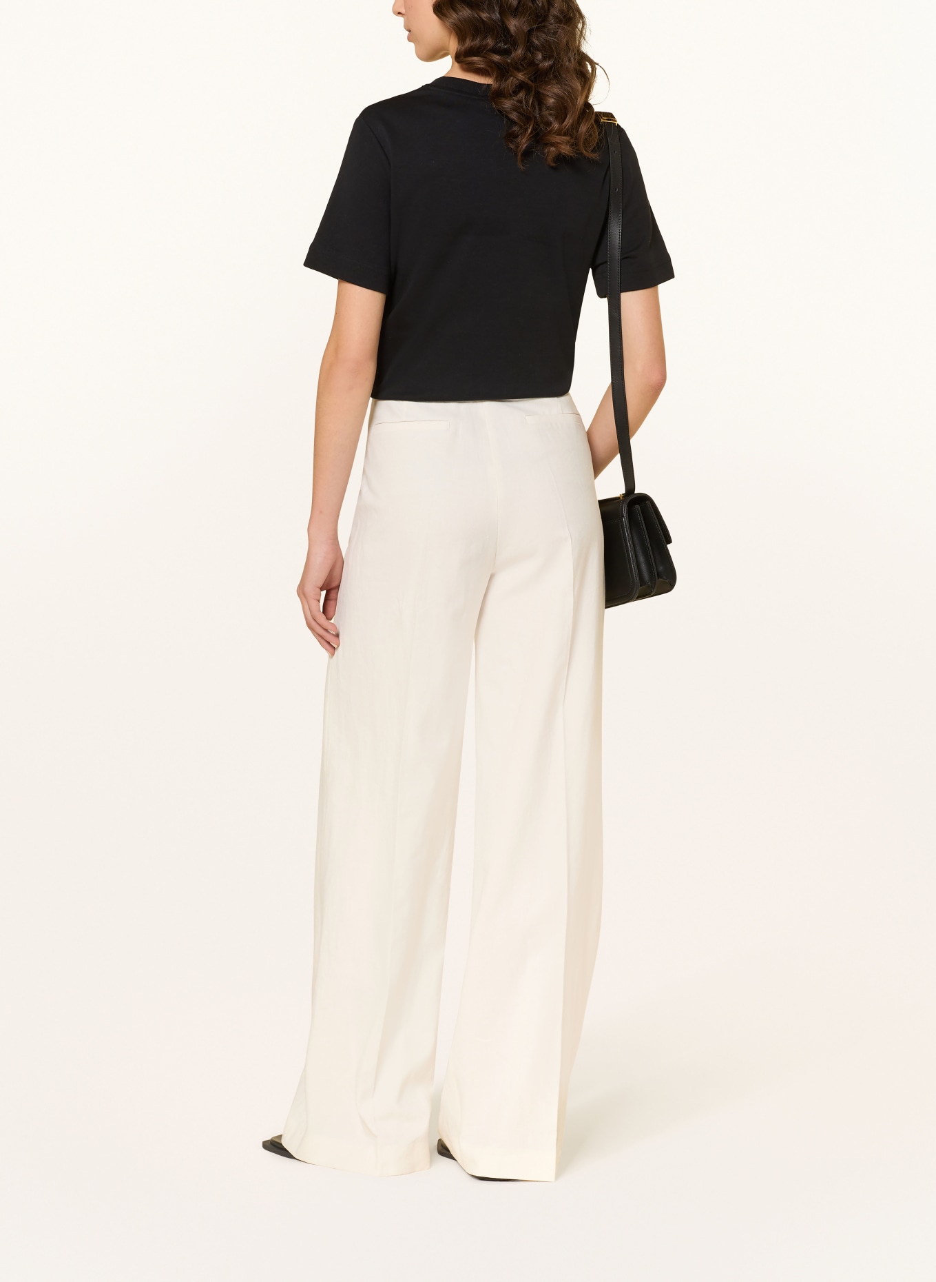 SEDUCTIVE Marlenehose CHRISSY mit Leinen: ECRU