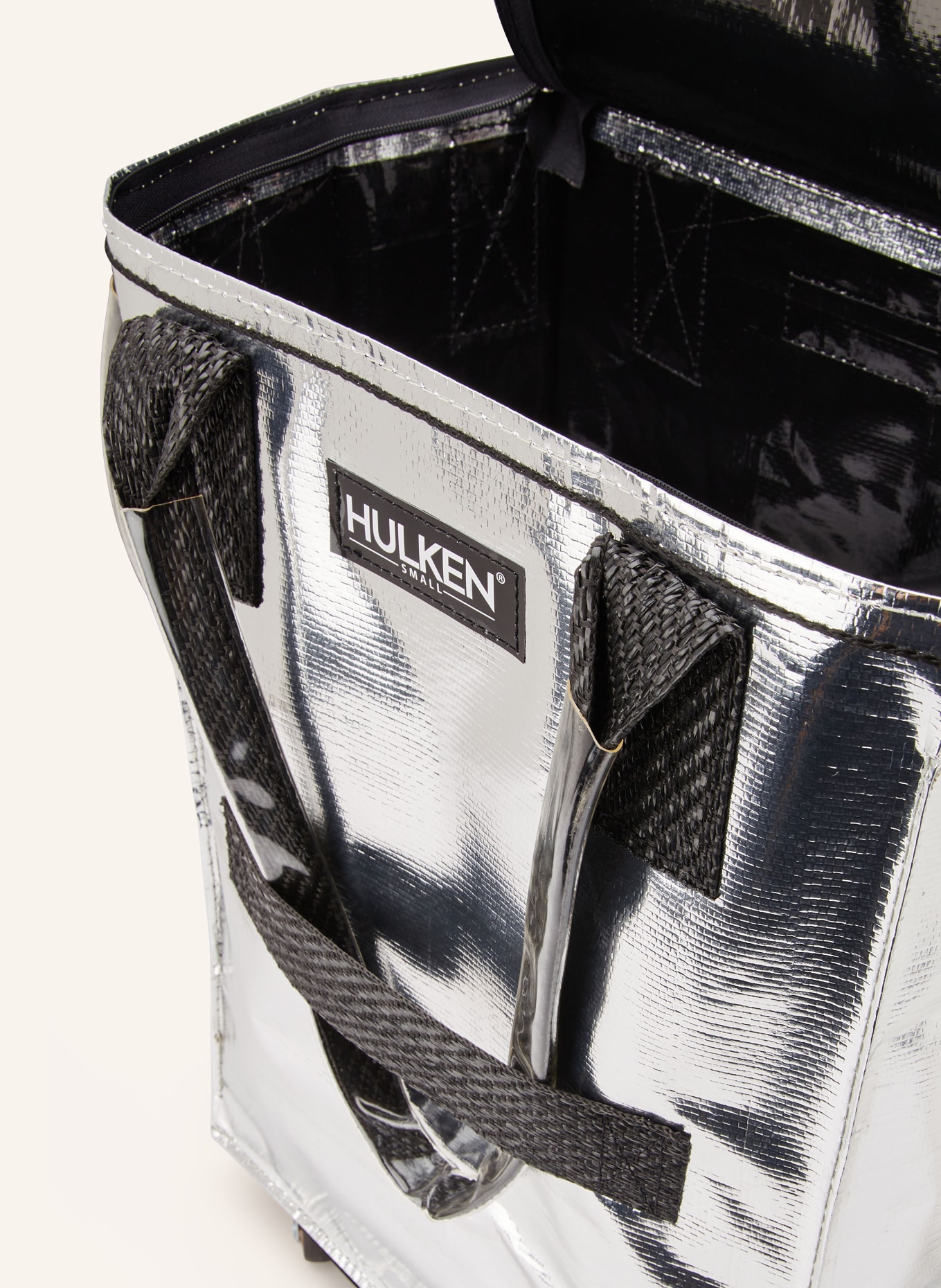 HULKEN Torba na zakupy SMALL: SREBRNY