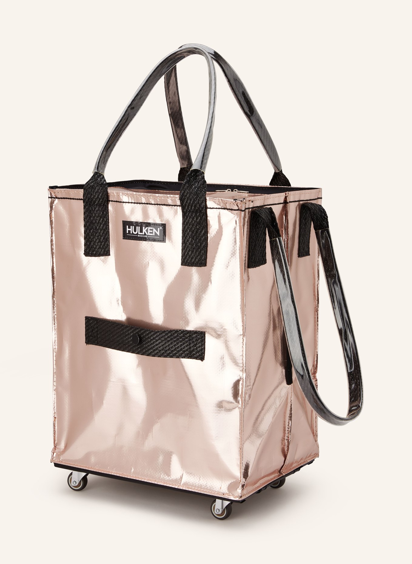 HULKEN Torba na zakupy MEDIUM: RÓŻOWOZLOTY