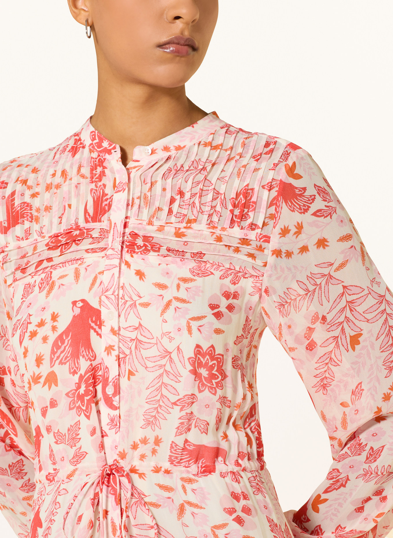 Part Two Kleid ALTINAPW: ROT / ROSA / ECRU