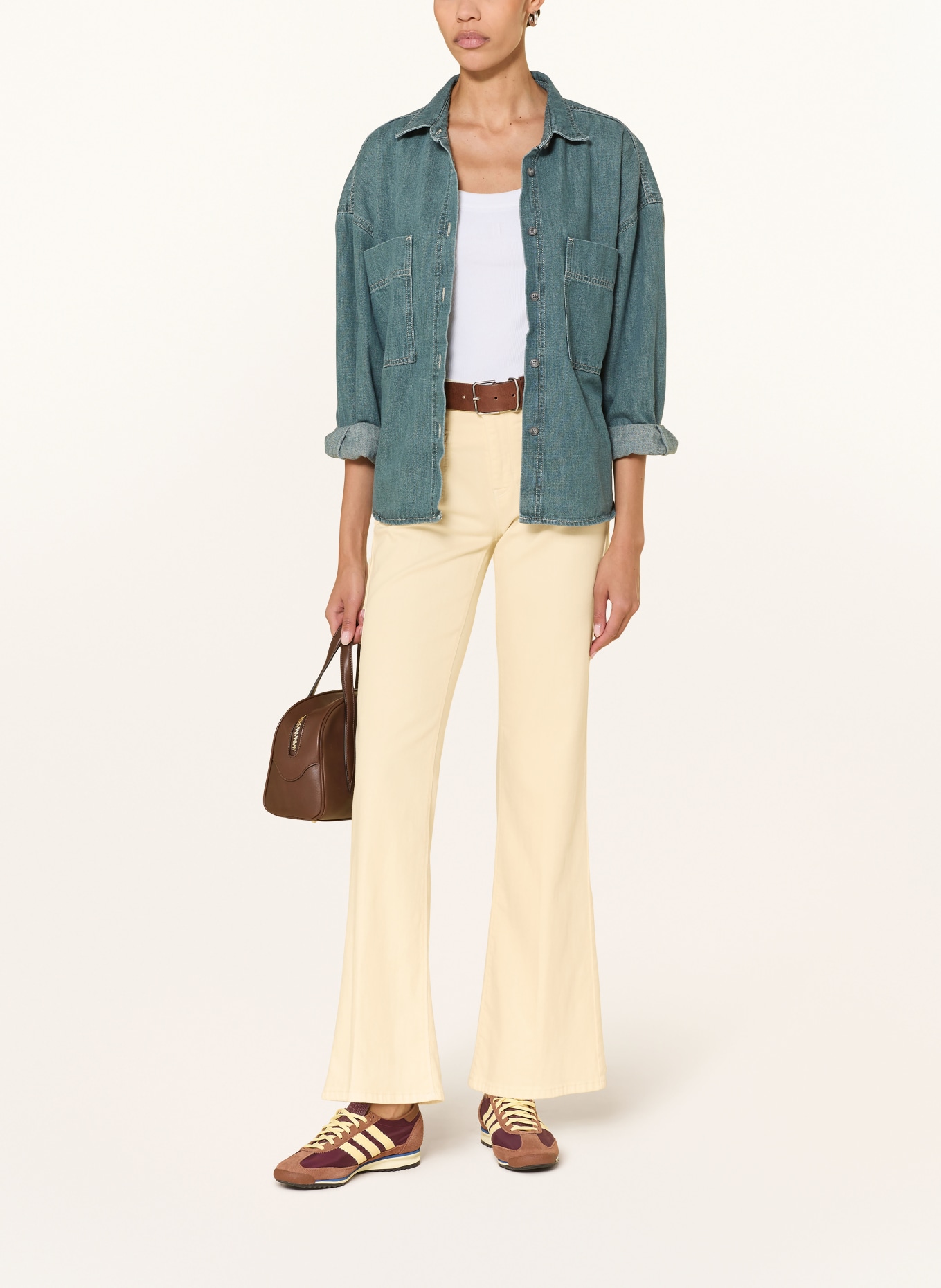 RAFFAELLO ROSSI Flared jeans NELLA: 210 VANILLE