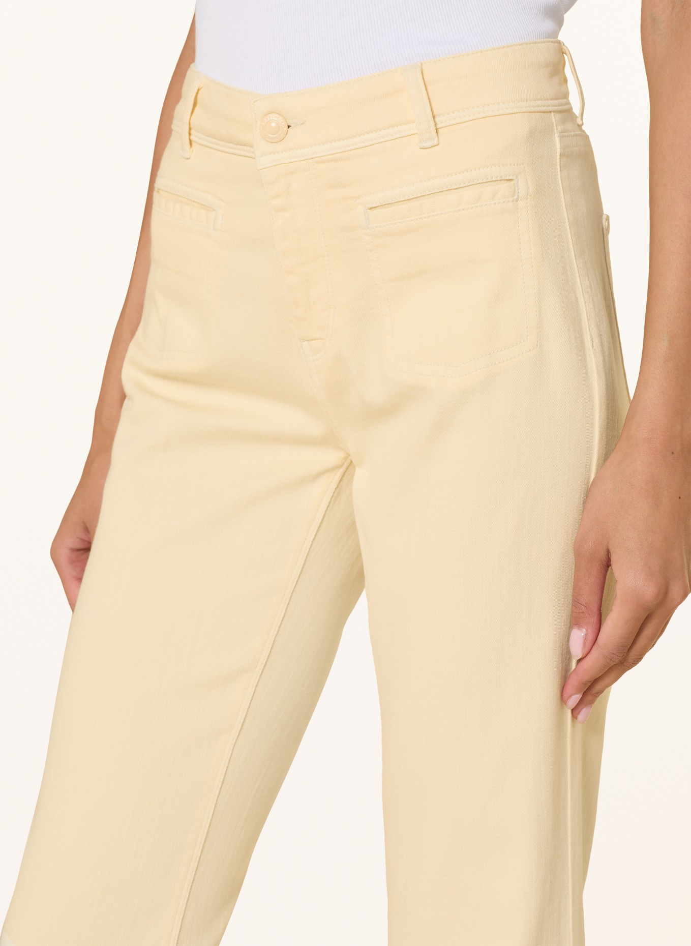 RAFFAELLO ROSSI Flared jeans NELLA: 210 VANILLE