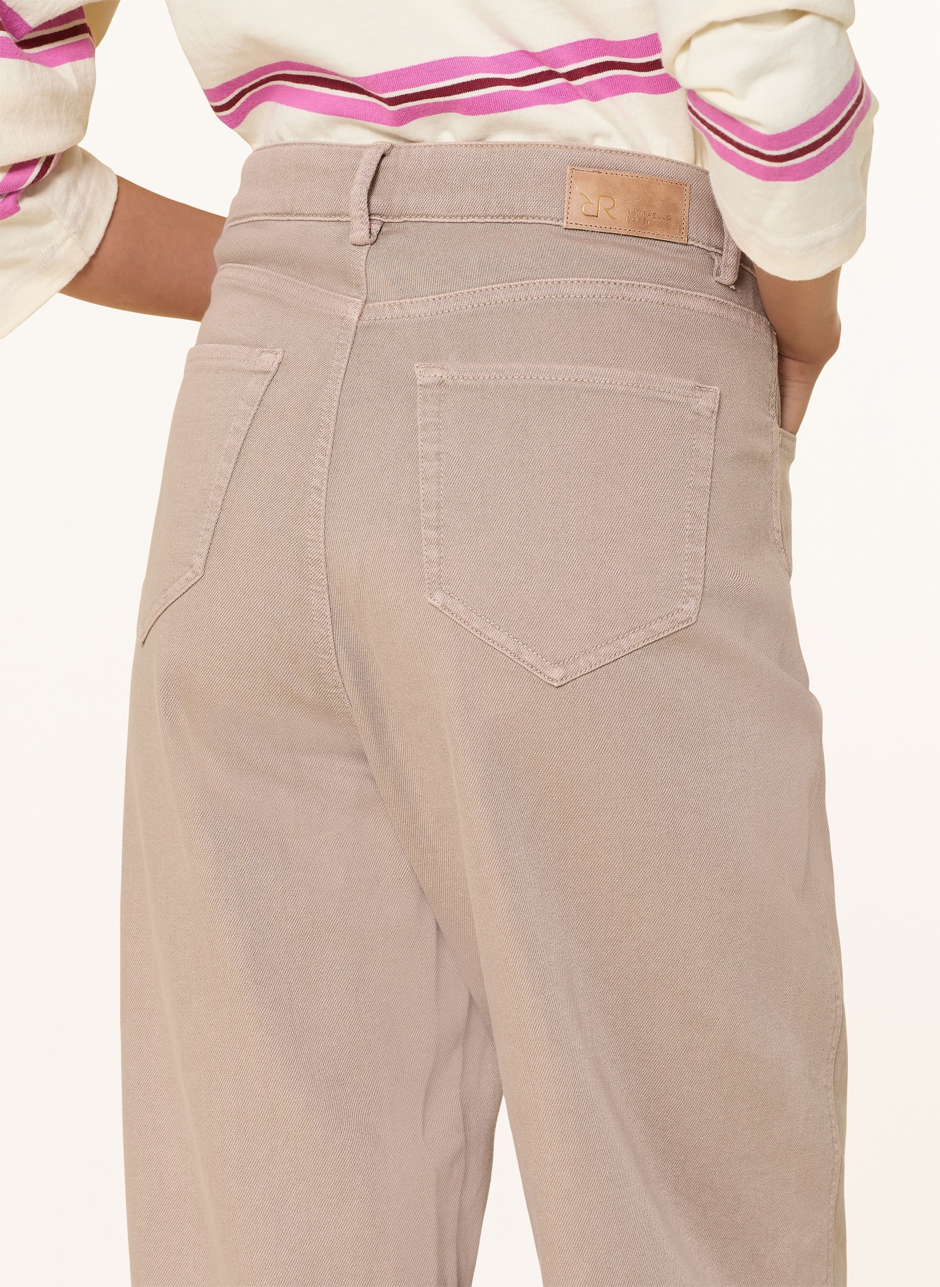 RAFFAELLO ROSSI Spodnie 7/8 HANNI: SZAROBRĄZOWY