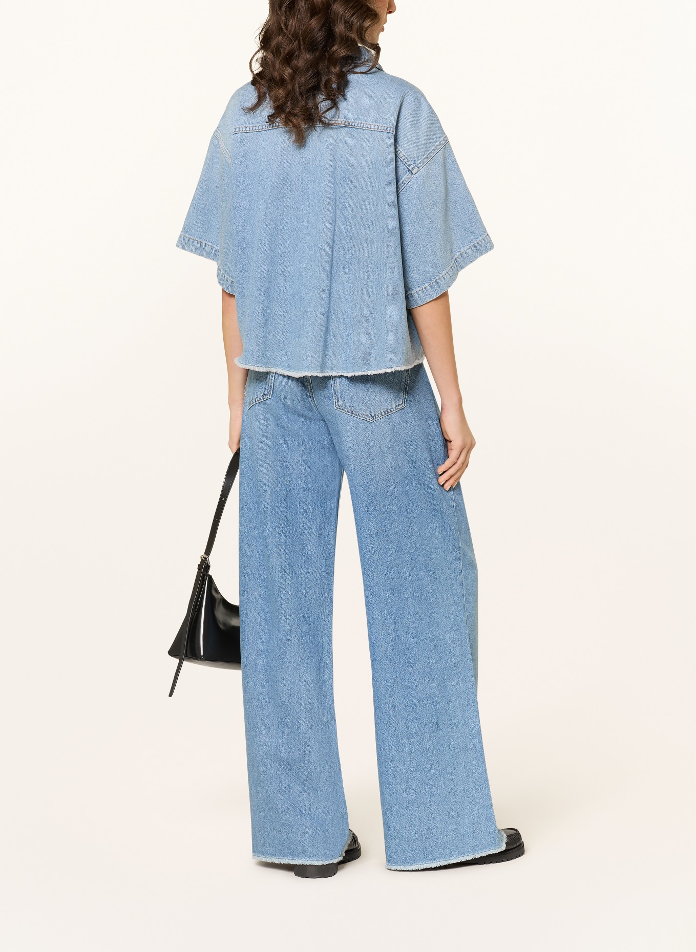 RAFFAELLO ROSSI Wide Leg Jeans DUA: 825 AQUA