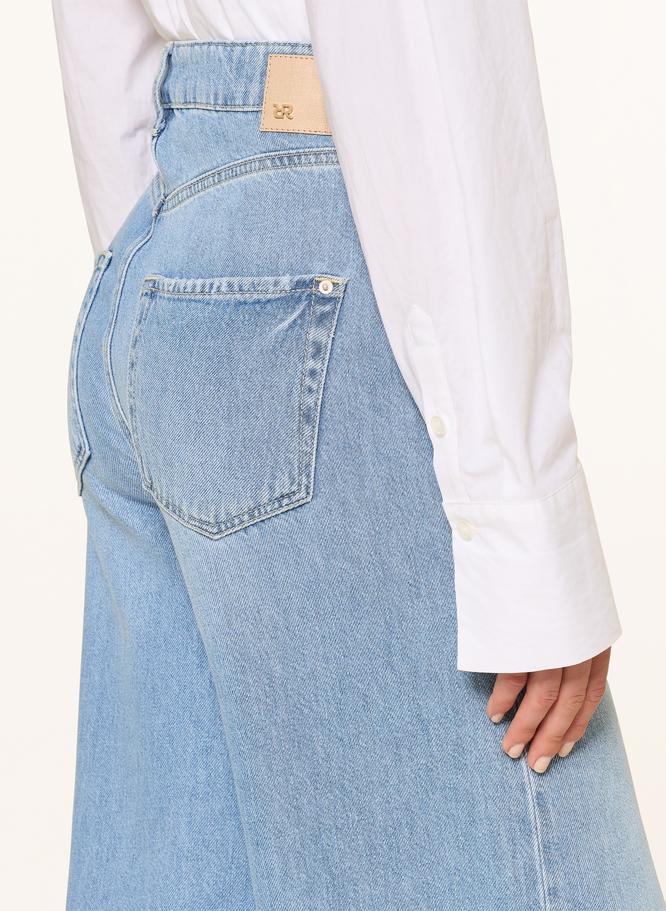 RAFFAELLO ROSSI Wide Leg Jeans SVENTY: 820 USED BLUE