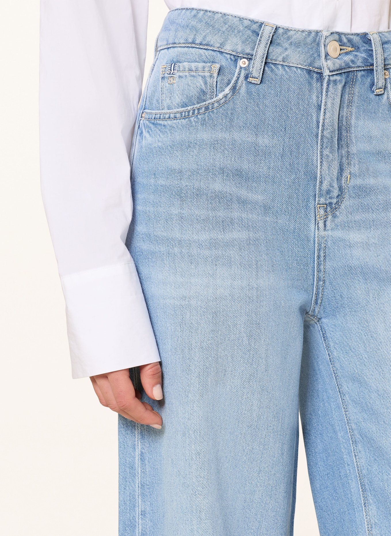 RAFFAELLO ROSSI Wide Leg Jeans SVENTY: 820 USED BLUE