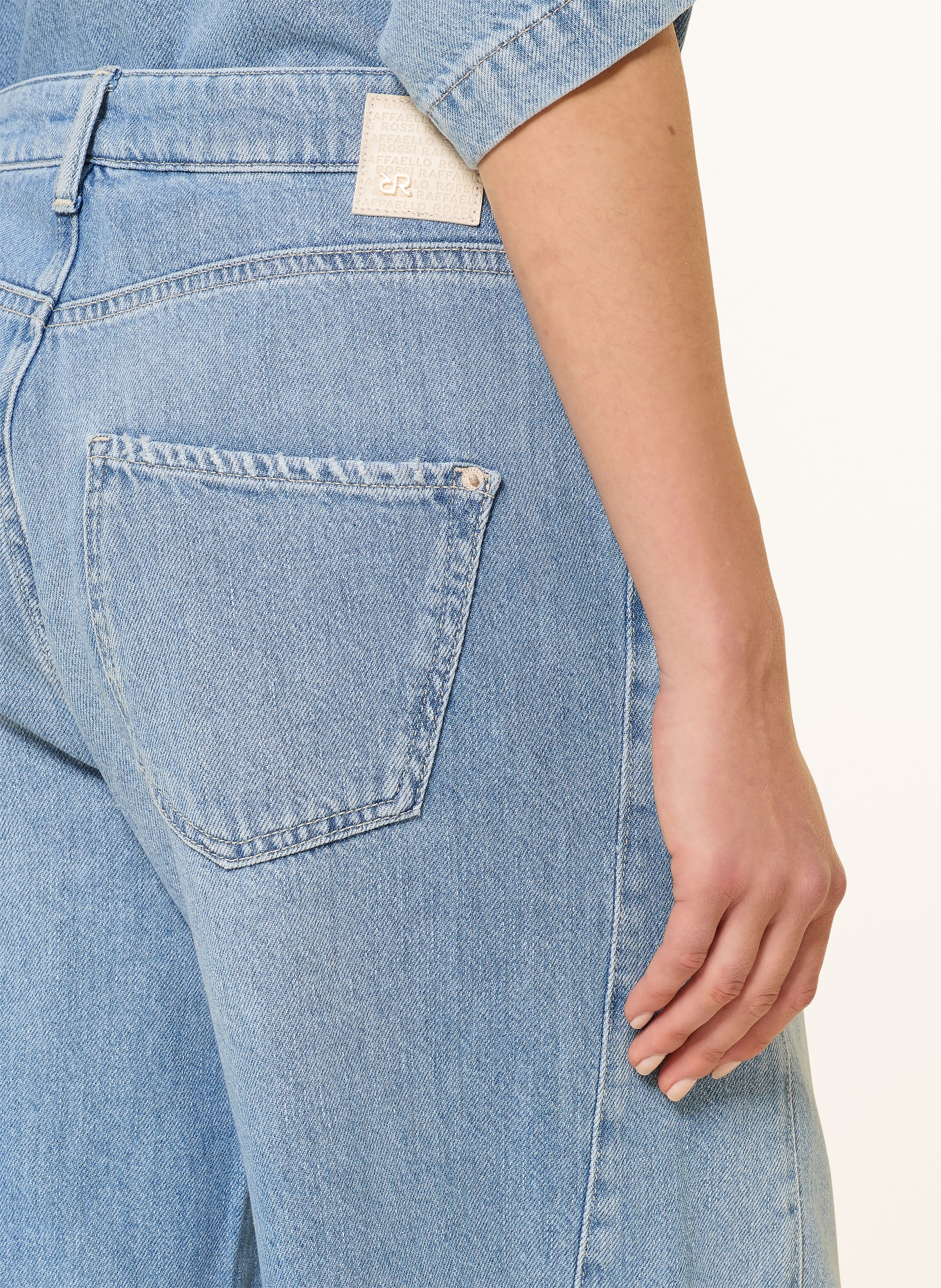 RAFFAELLO ROSSI Džíny se širokými nohavicemi SENA: 820 USED BLUE