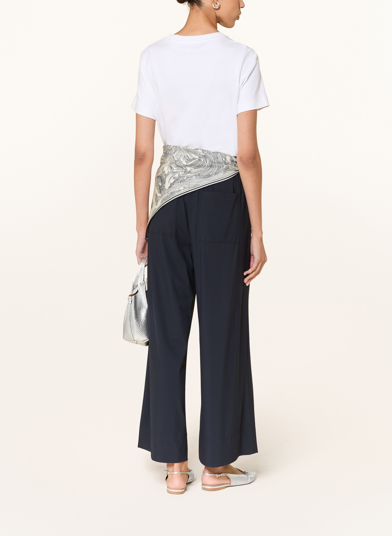 RAFFAELLO ROSSI Kalhoty LIZETT v joggingovém stylu: TMAVĚ MODRÁ