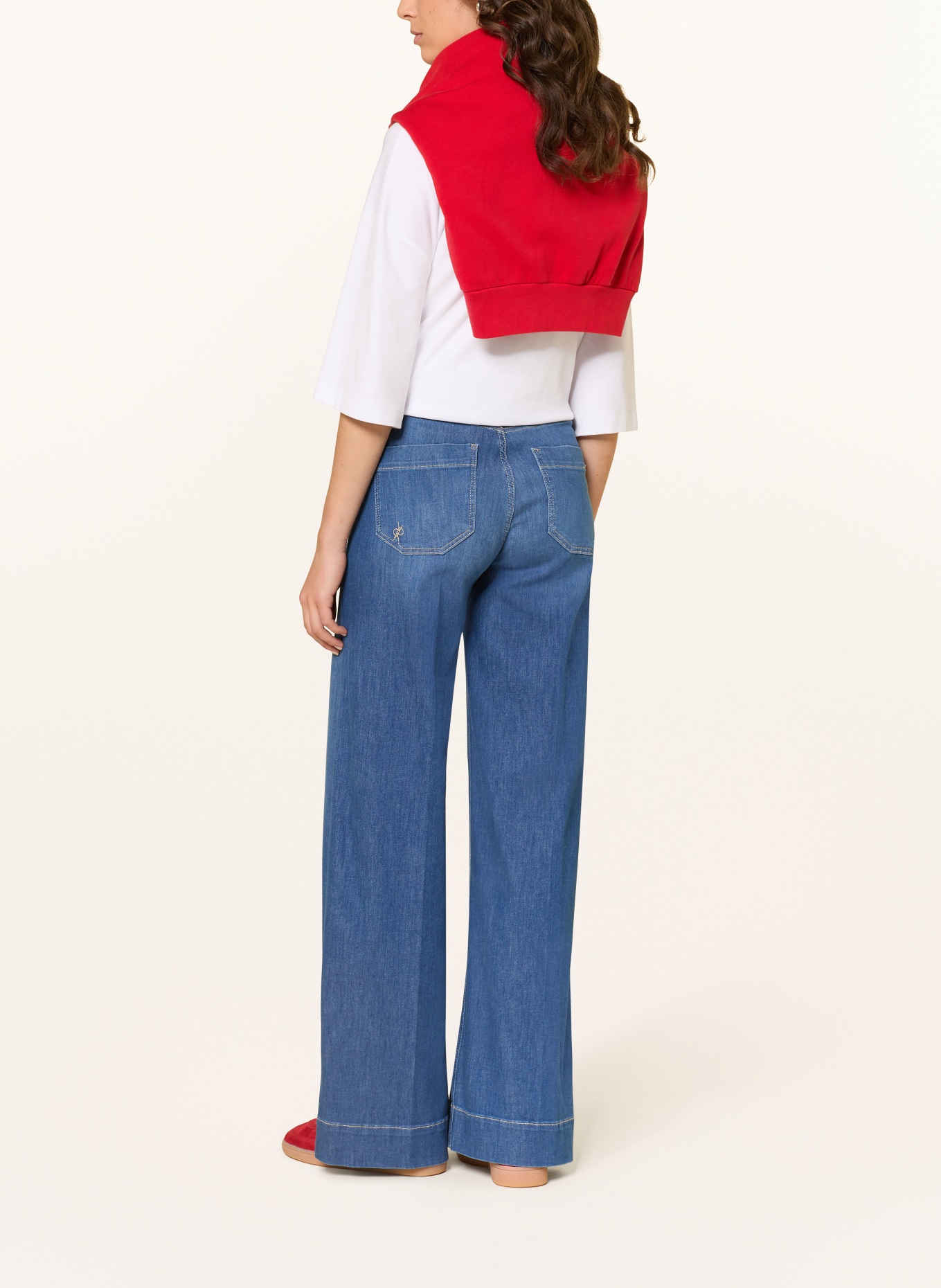 RAFFAELLO ROSSI Džíny s širokými nohavicemi MIRU: 850 blue blue