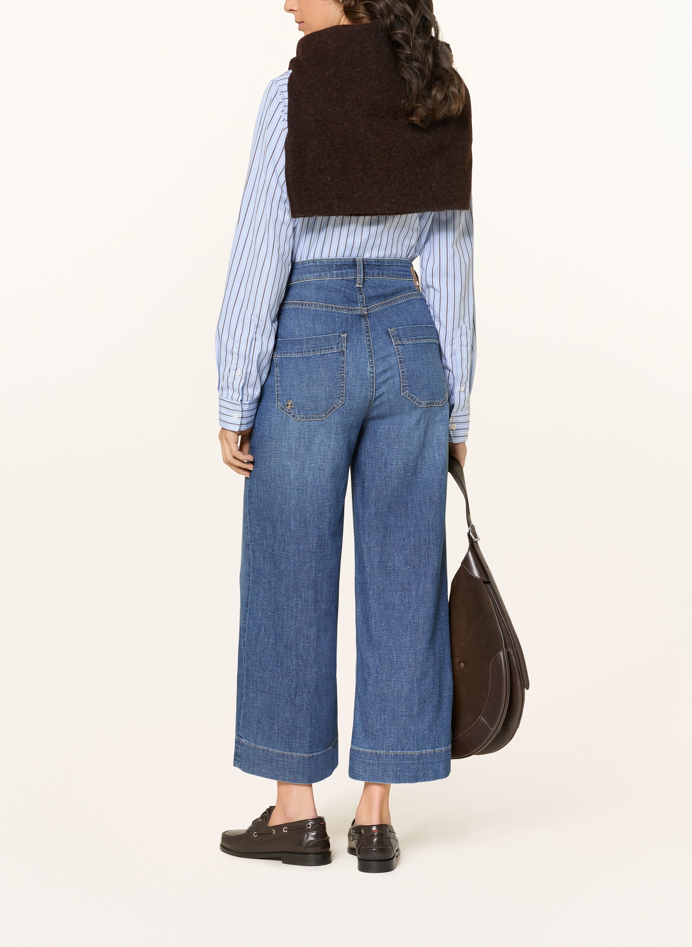 RAFFAELLO ROSSI MIRU Denim Culottes: 850 blue blue