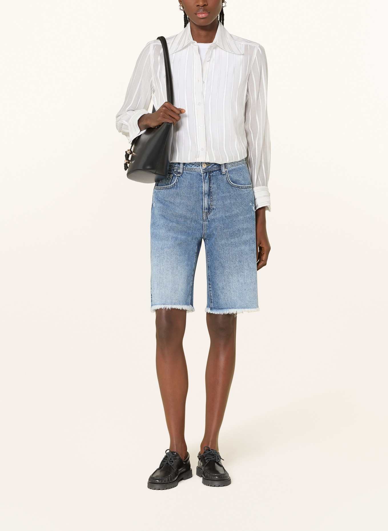 RAFFAELLO ROSSI Džínové šortky TONYA: 840 blue-blue